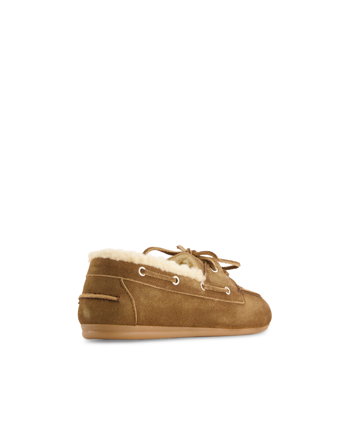 Posa Boat Loafer Brushed - Fur suede DONKERBRUIN 4