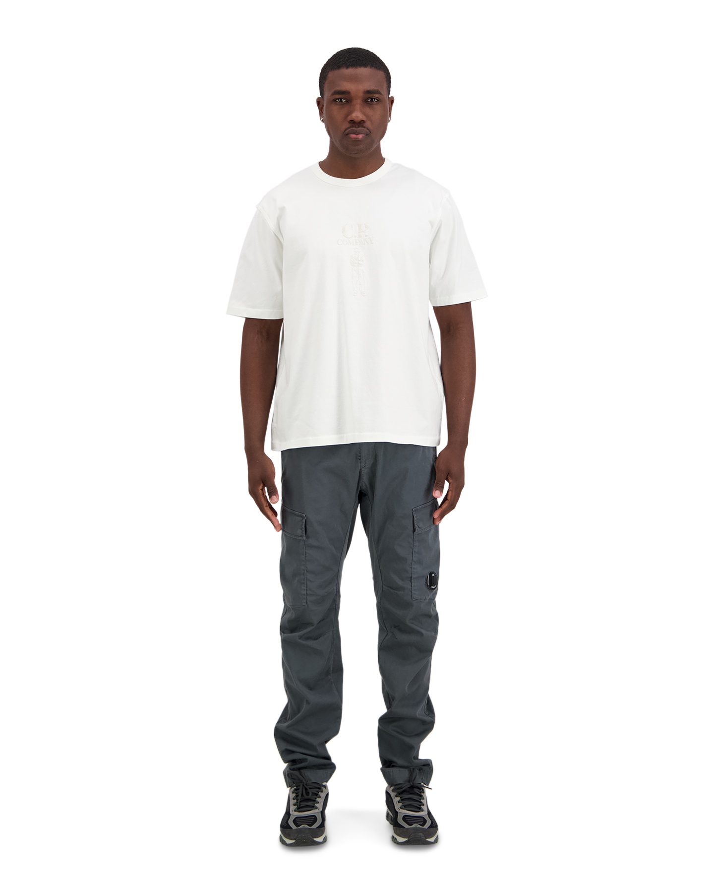 C.P. Company Logo T-Shirt CREME 3