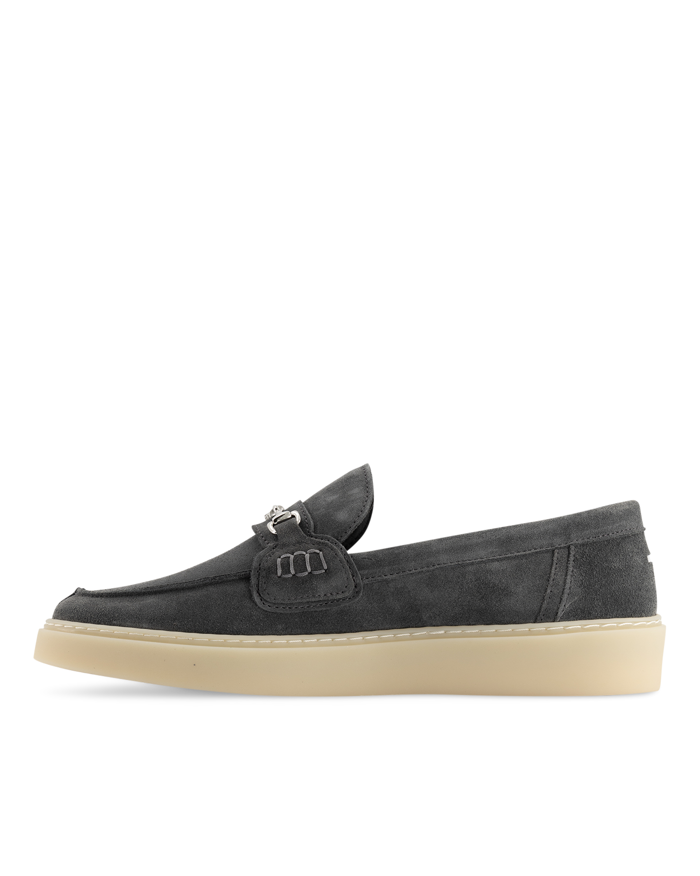 Filling Pieces Core Loafer Suede Dark Grey DONKERGRIJS 4