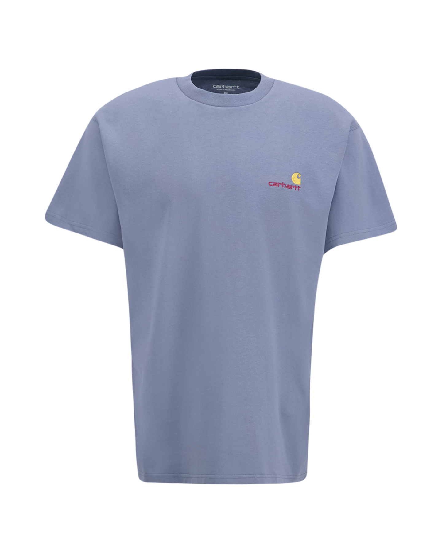 Carhartt S/S American Script T Shirt BLAUW 1