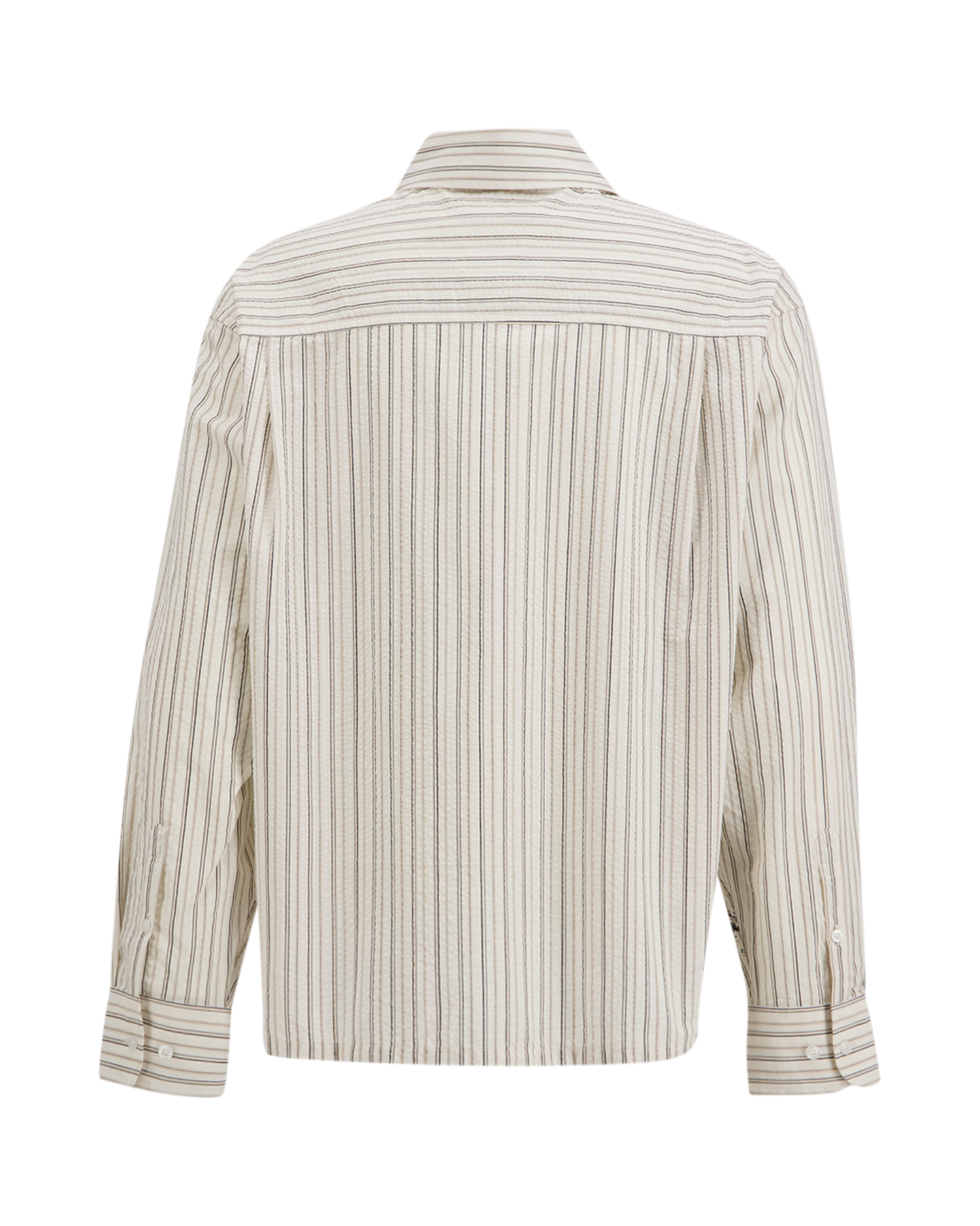 OLAF Brushstroke Logo Stripe Ls Shirt BEIGE 2
