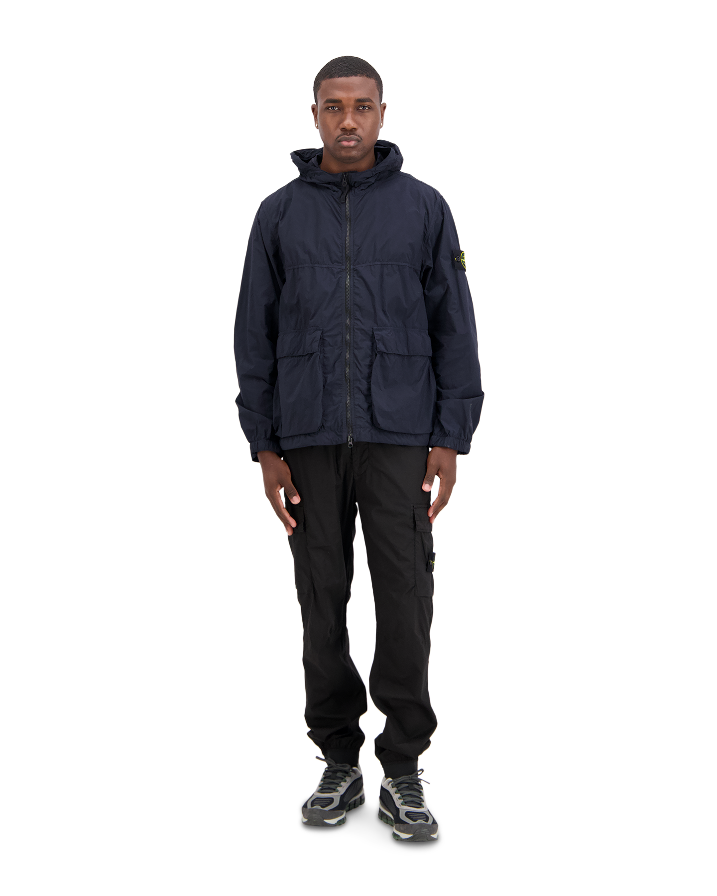 Stone Island S0345 Parka Jas DONKERBLAUW 3