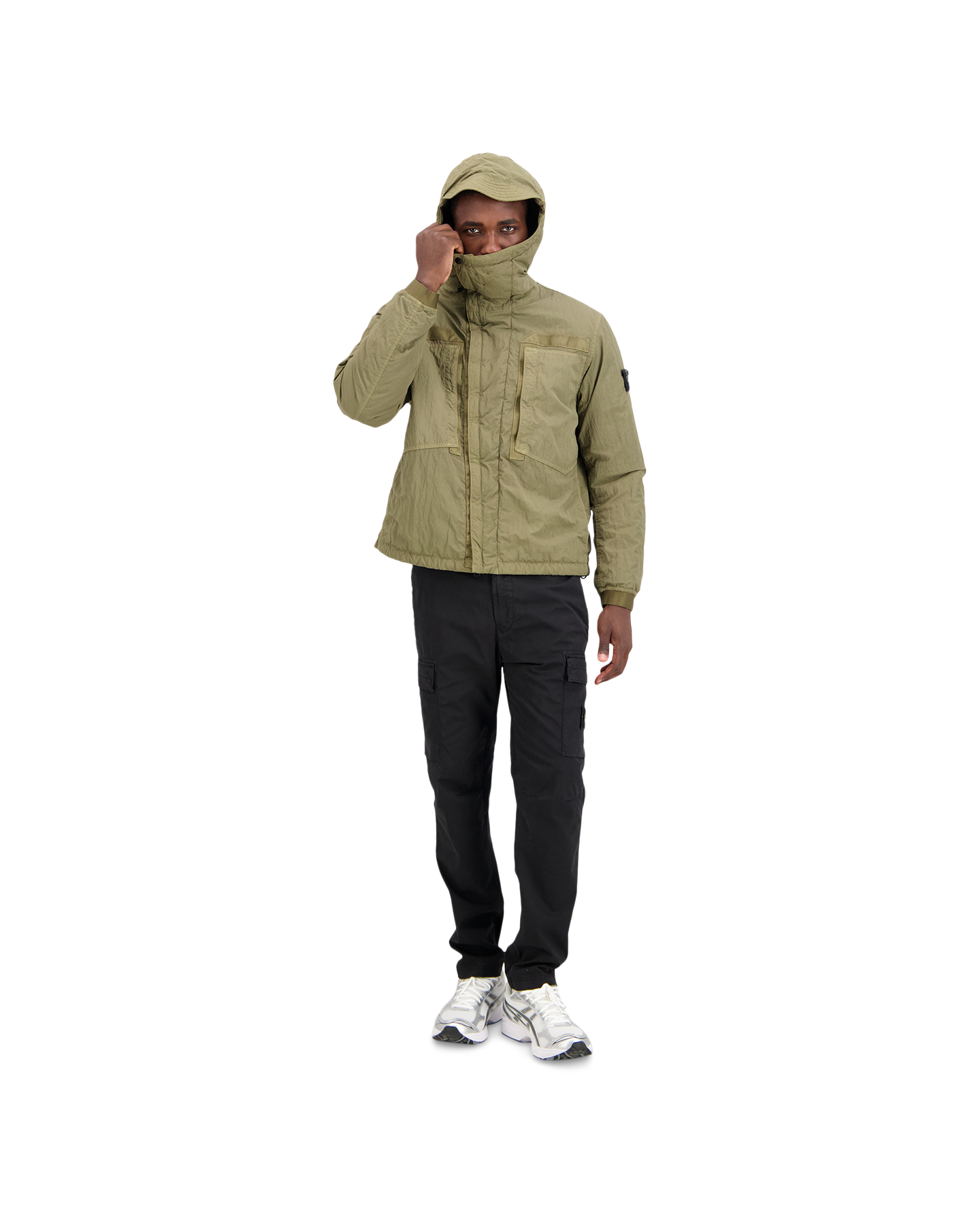 Stone Island Q100007 Korte Parka GROEN 3