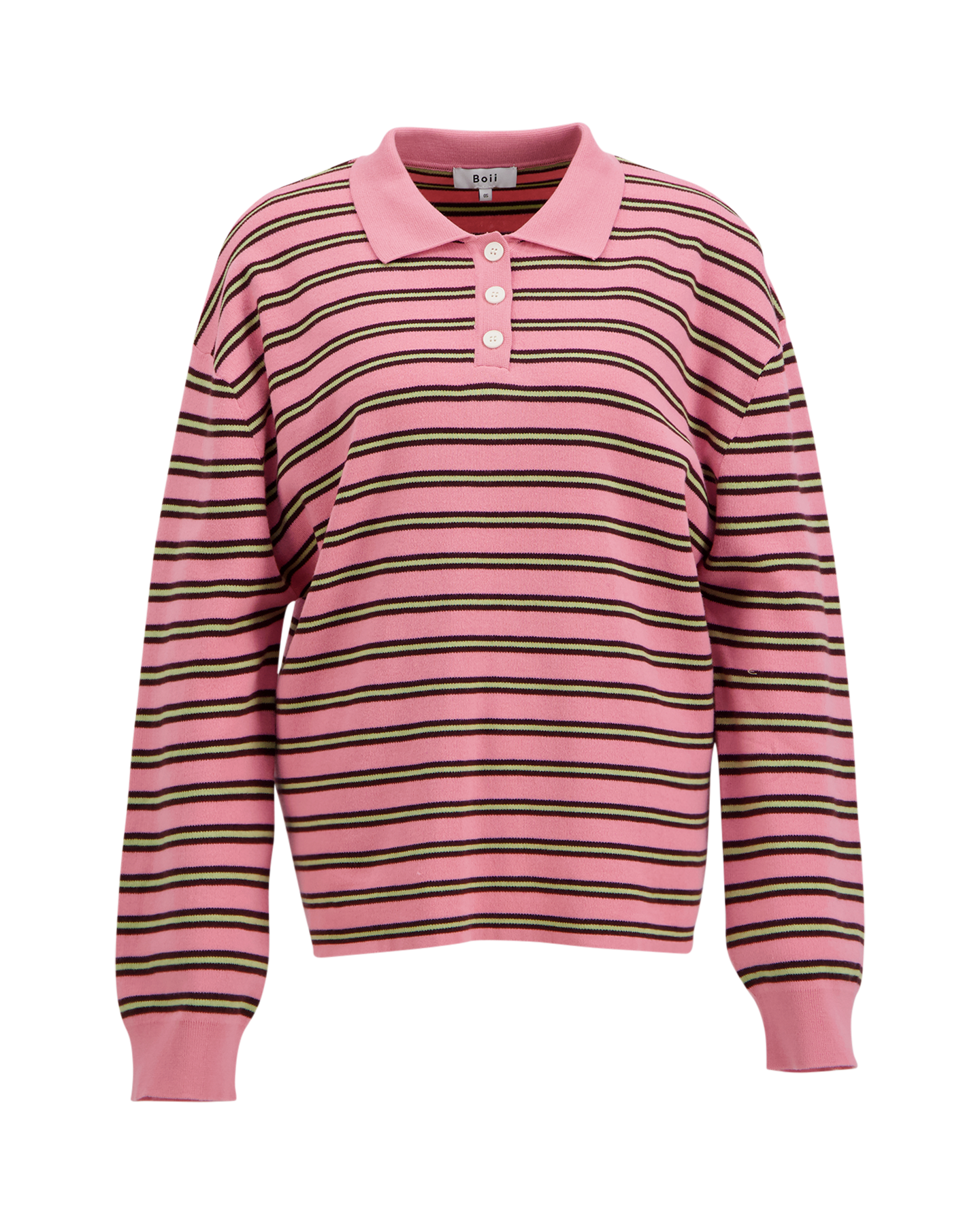 Boii Studios Adanne Polo Knit ROSE 1
