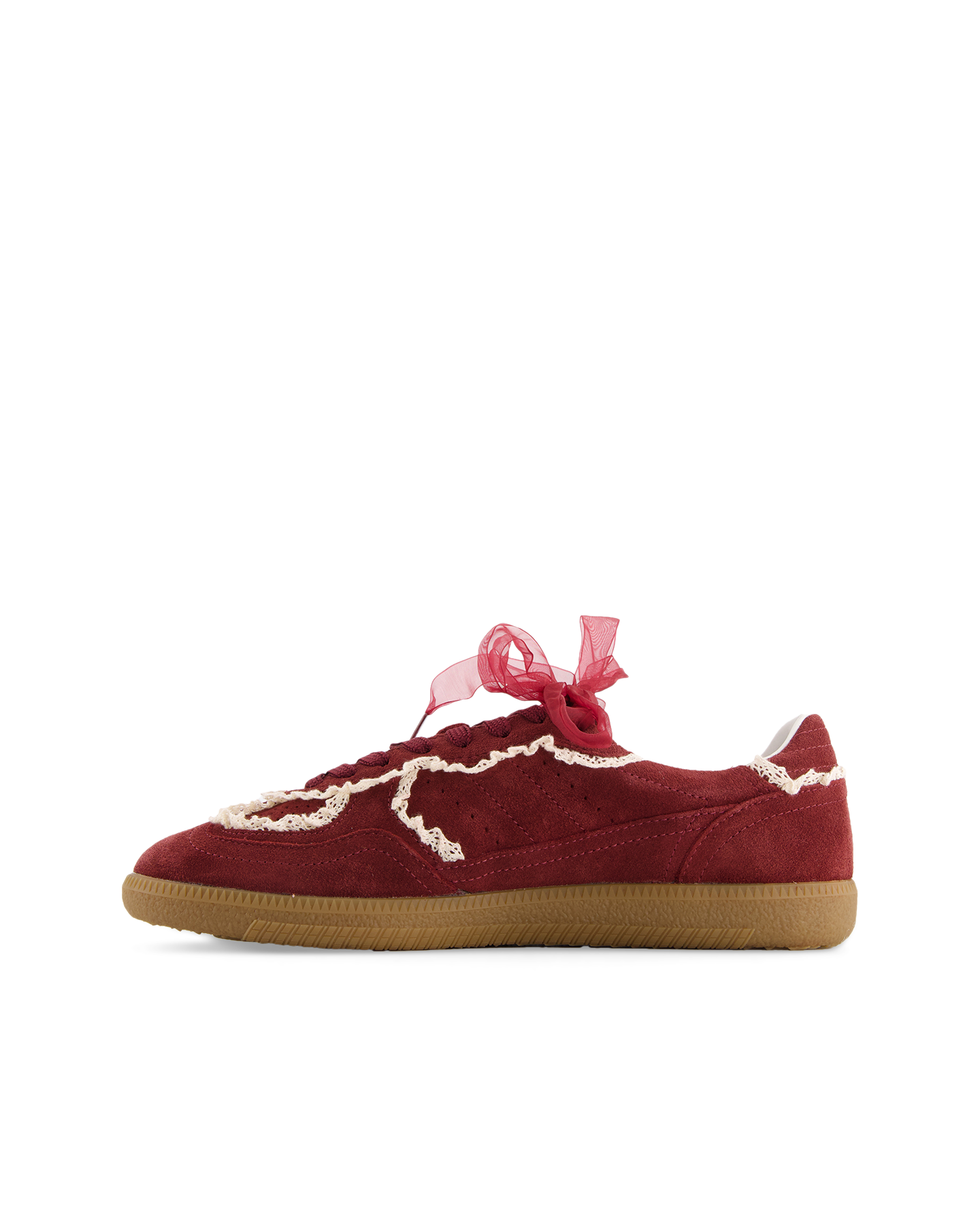 Alohas Tb.490 Crochet Burgundy Leather Sneakers ROOD 3
