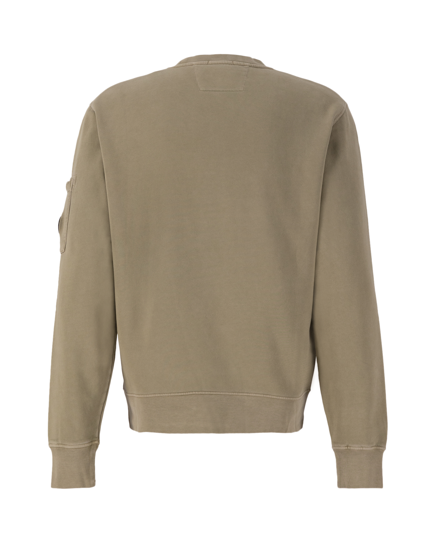 C.P. Company Brushed & Emerized Diagonal Fleece Lens Sweatshirt BEIGE 2