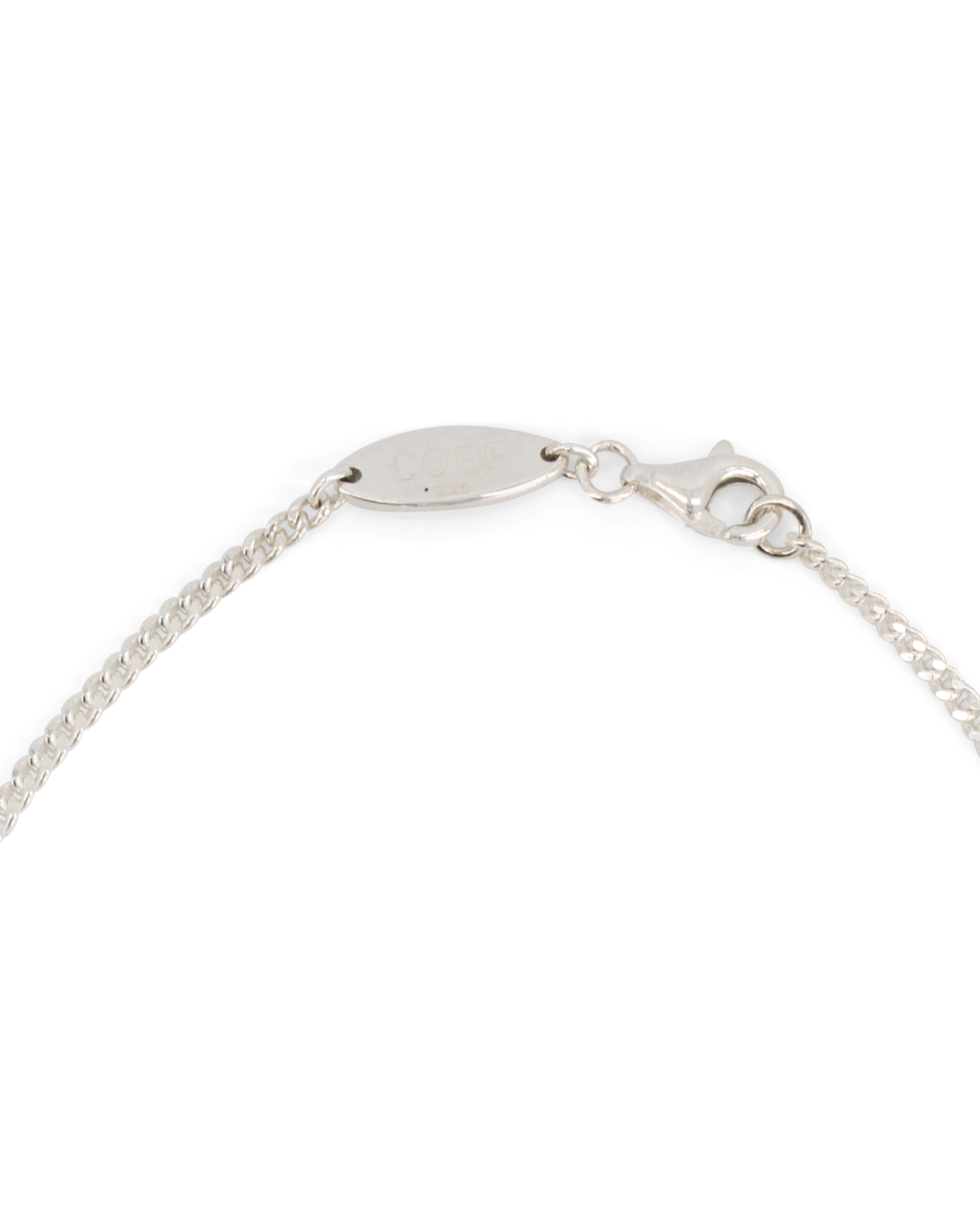 Coef Mauro Necklace ZILVER 2