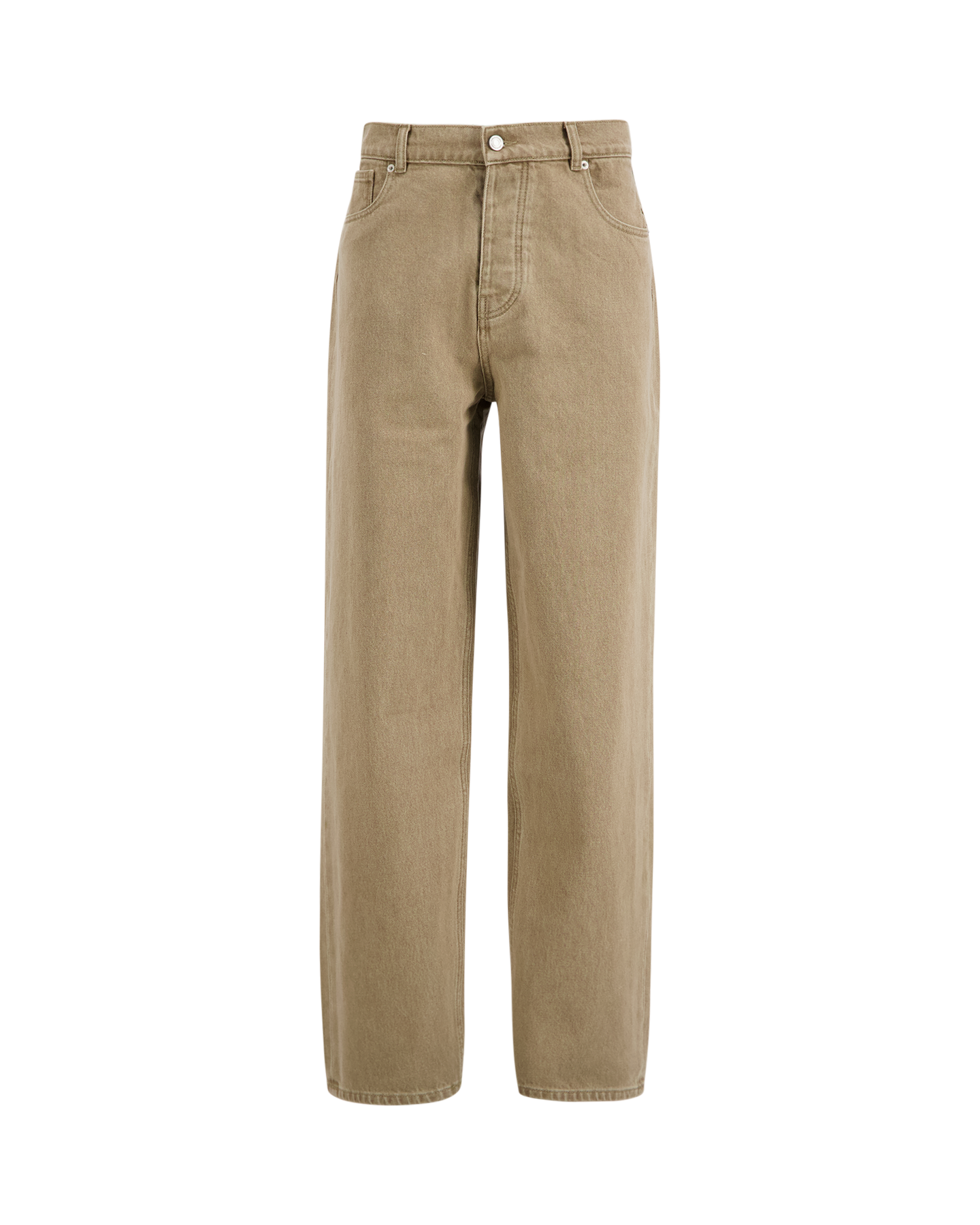 Drole de Monsieur Washed Khaki Straight Jeans KHAKI 1