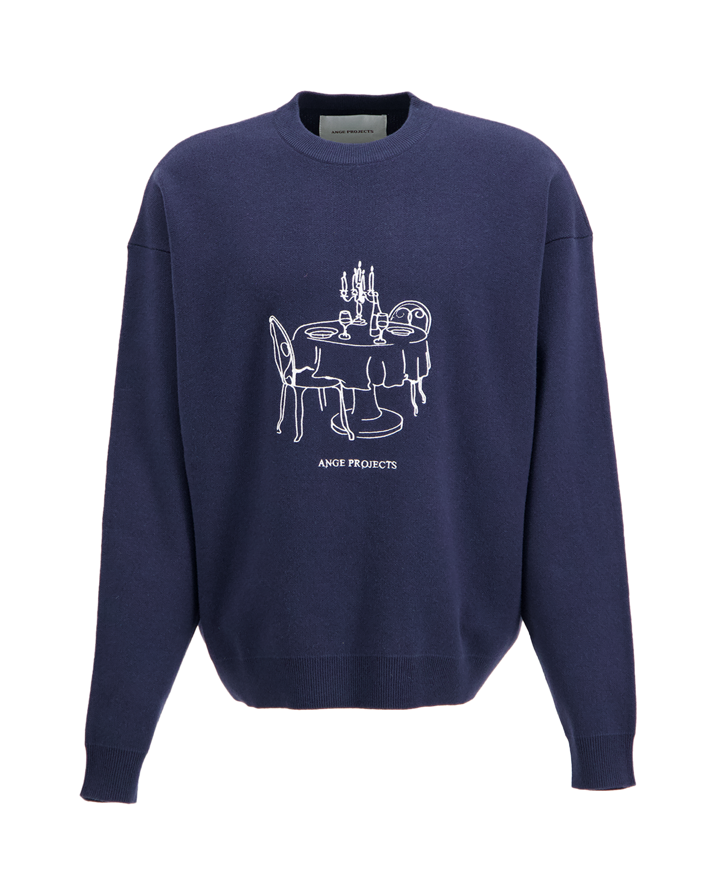 Ange Projects Bistro Knit Jumper DONKERBLAUW 1