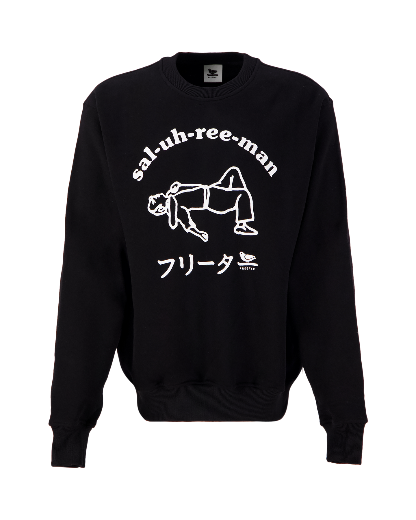 Freeter Saluhreeman Crewneck ZWART 1