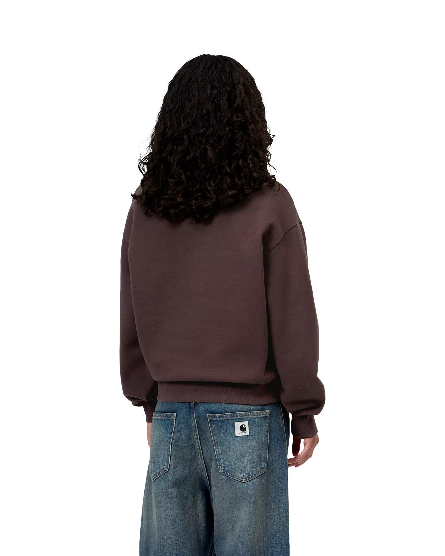 Carhartt W' Casey High Neck Sweat DONKERBRUIN 4