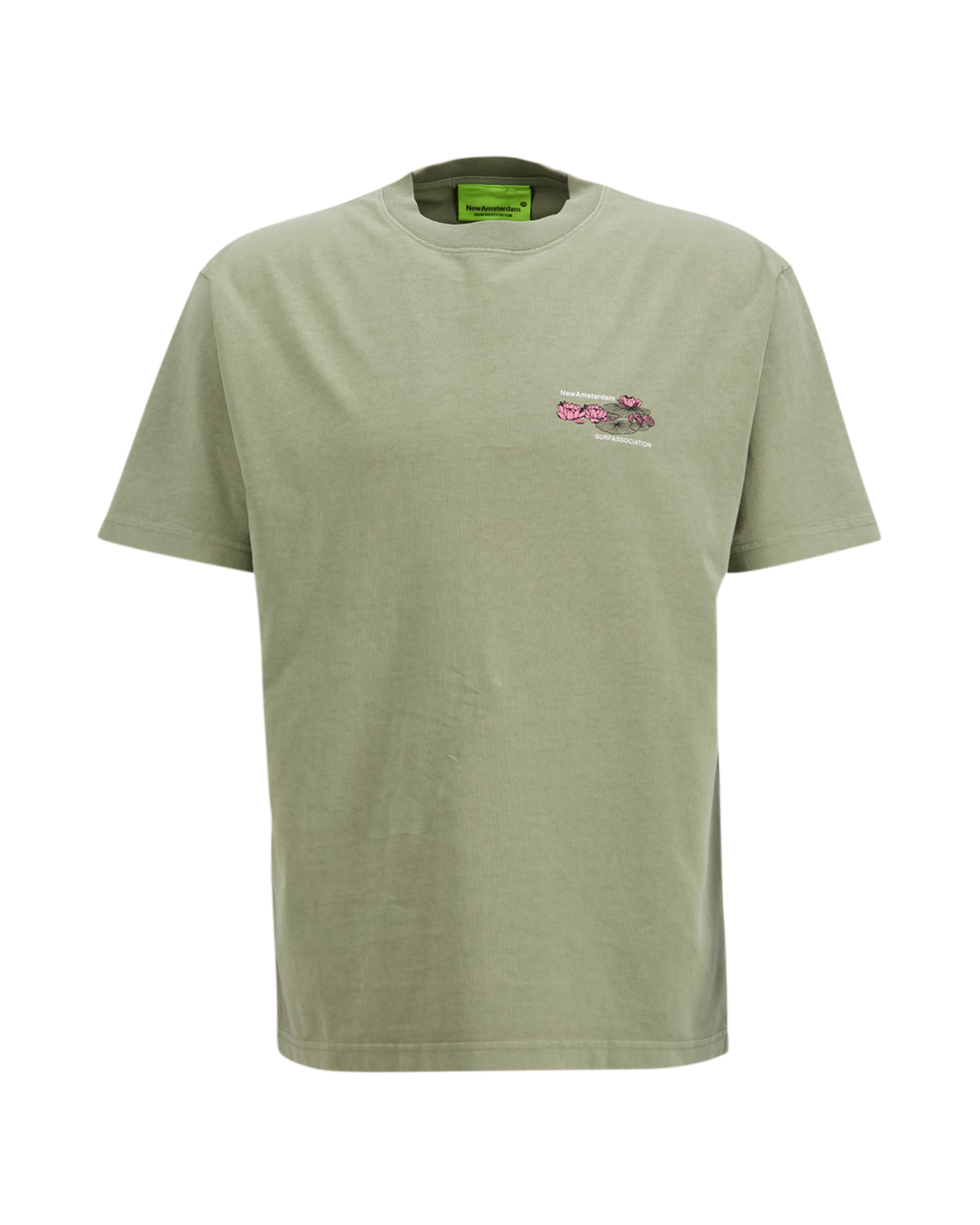 New Amsterdam Surf Association Lilies Tee GROEN 2