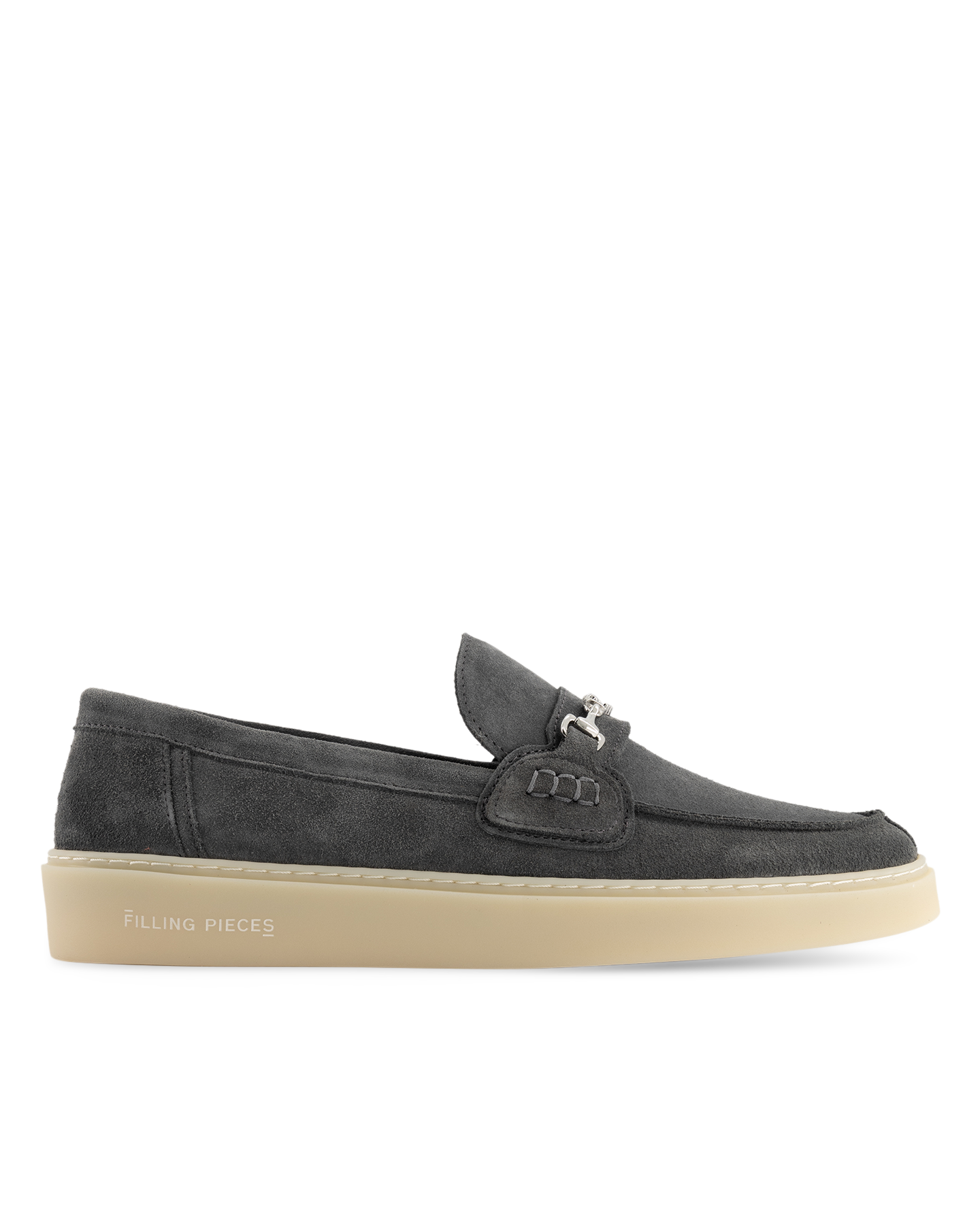 Filling Pieces Core Loafer Suede Dark Grey DONKERGRIJS 1