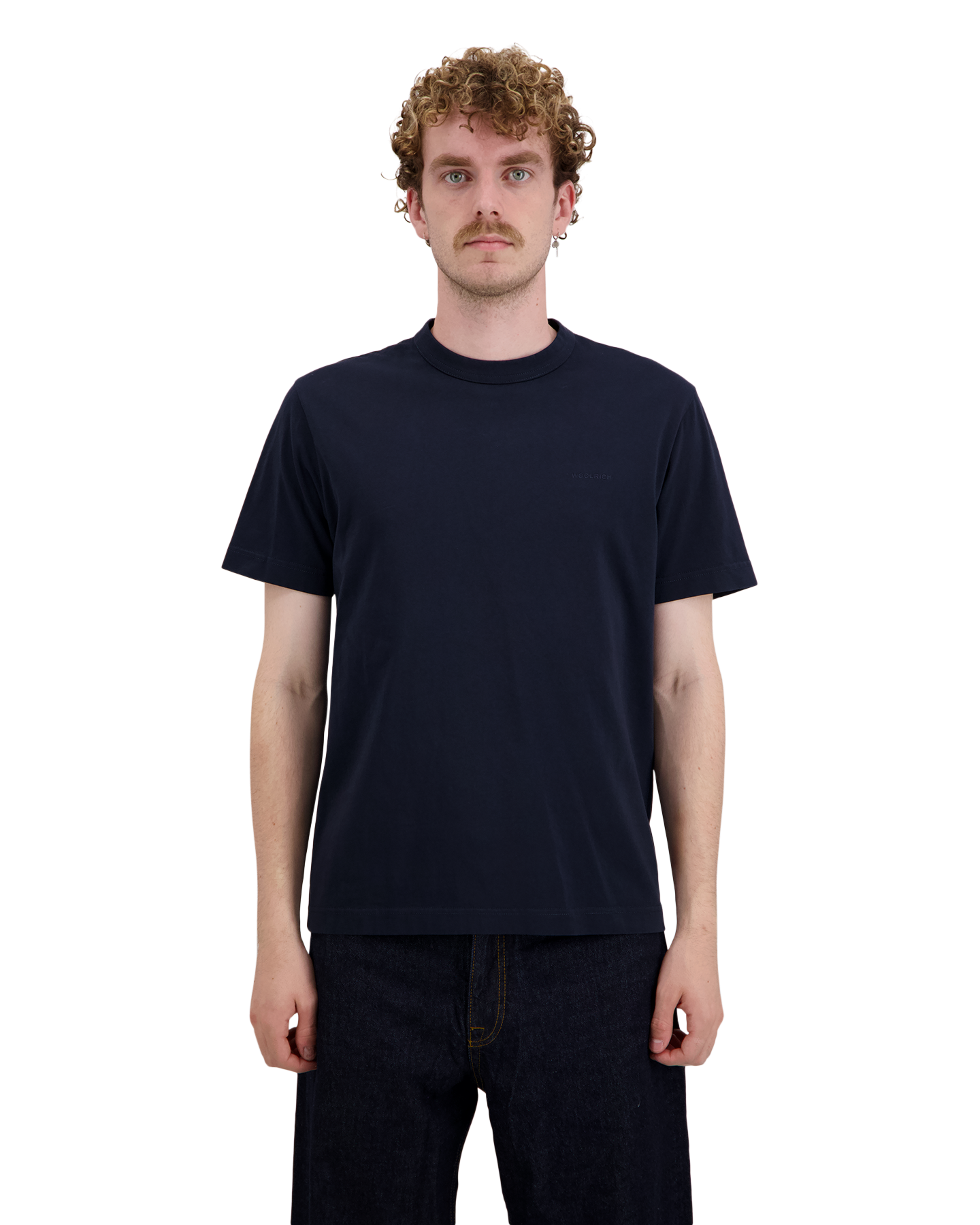 Woolrich Logo T Shirt BLAUW 3