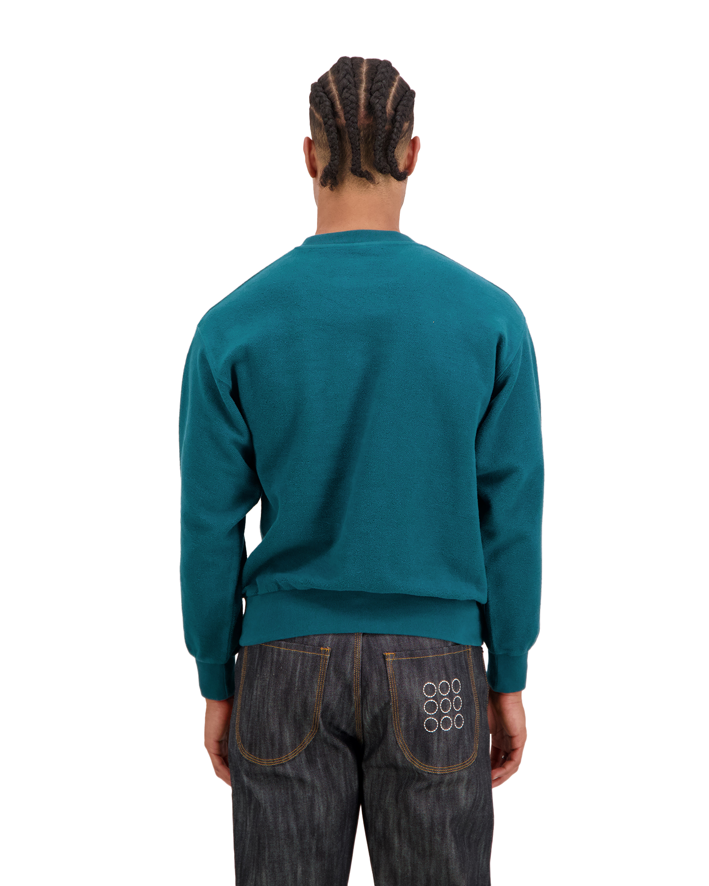 No Problemo Reverse Fleece Sweatshirt GROEN 4