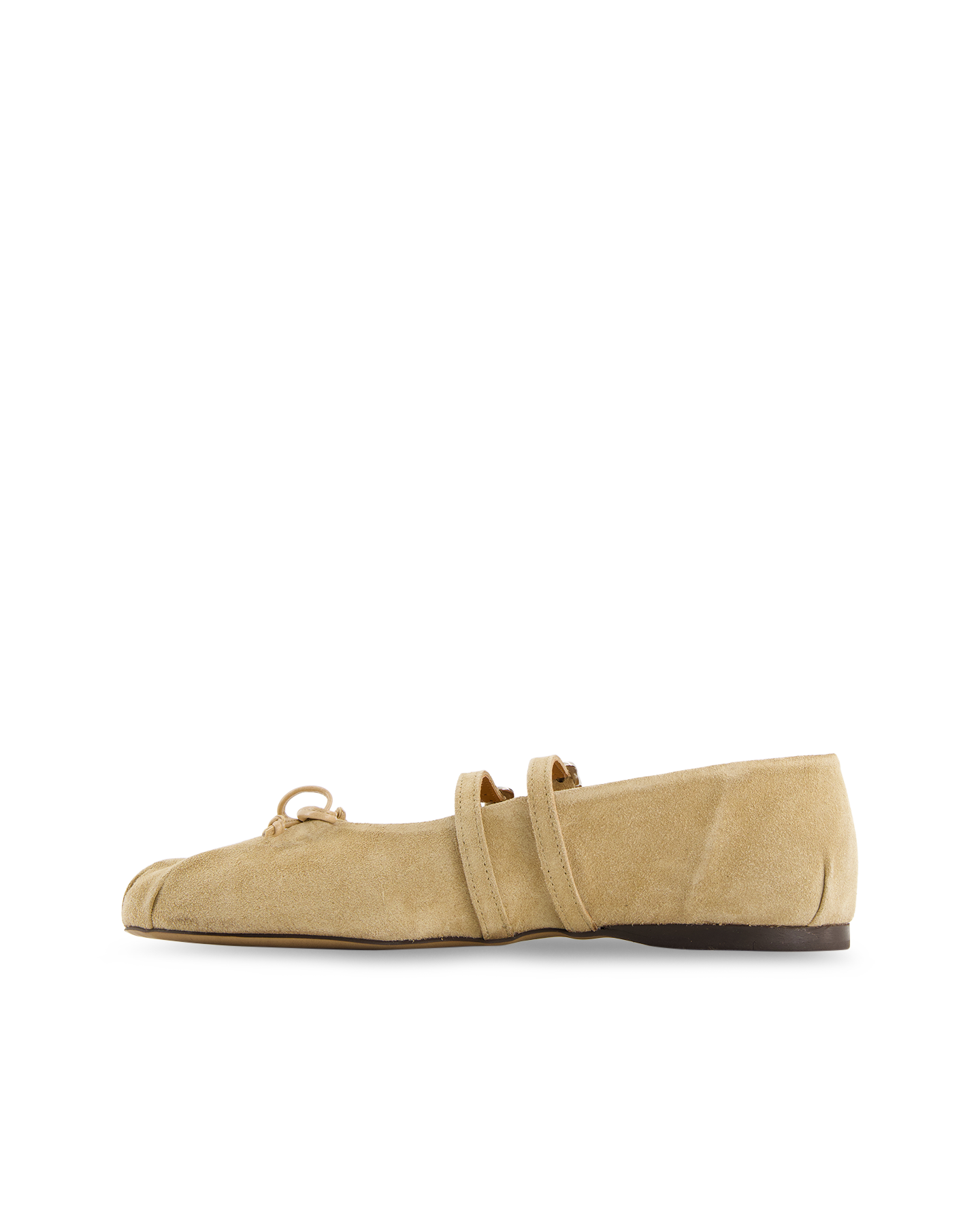 Posa Vita Ballerina Western - Suede LICHTBRUIN 3