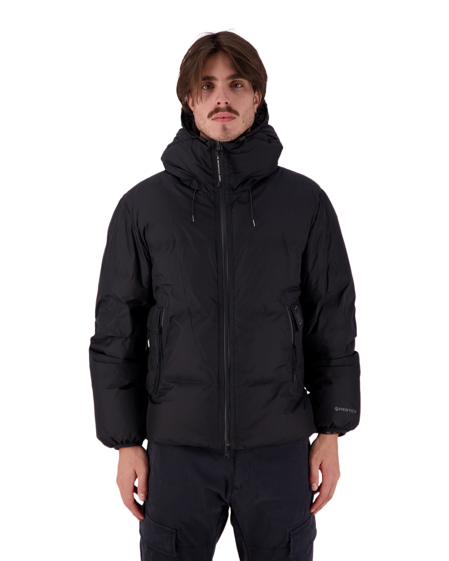 C.P. Company Metropolis Metropolis Series Pertex Hooded Down Jacket ZWART 5