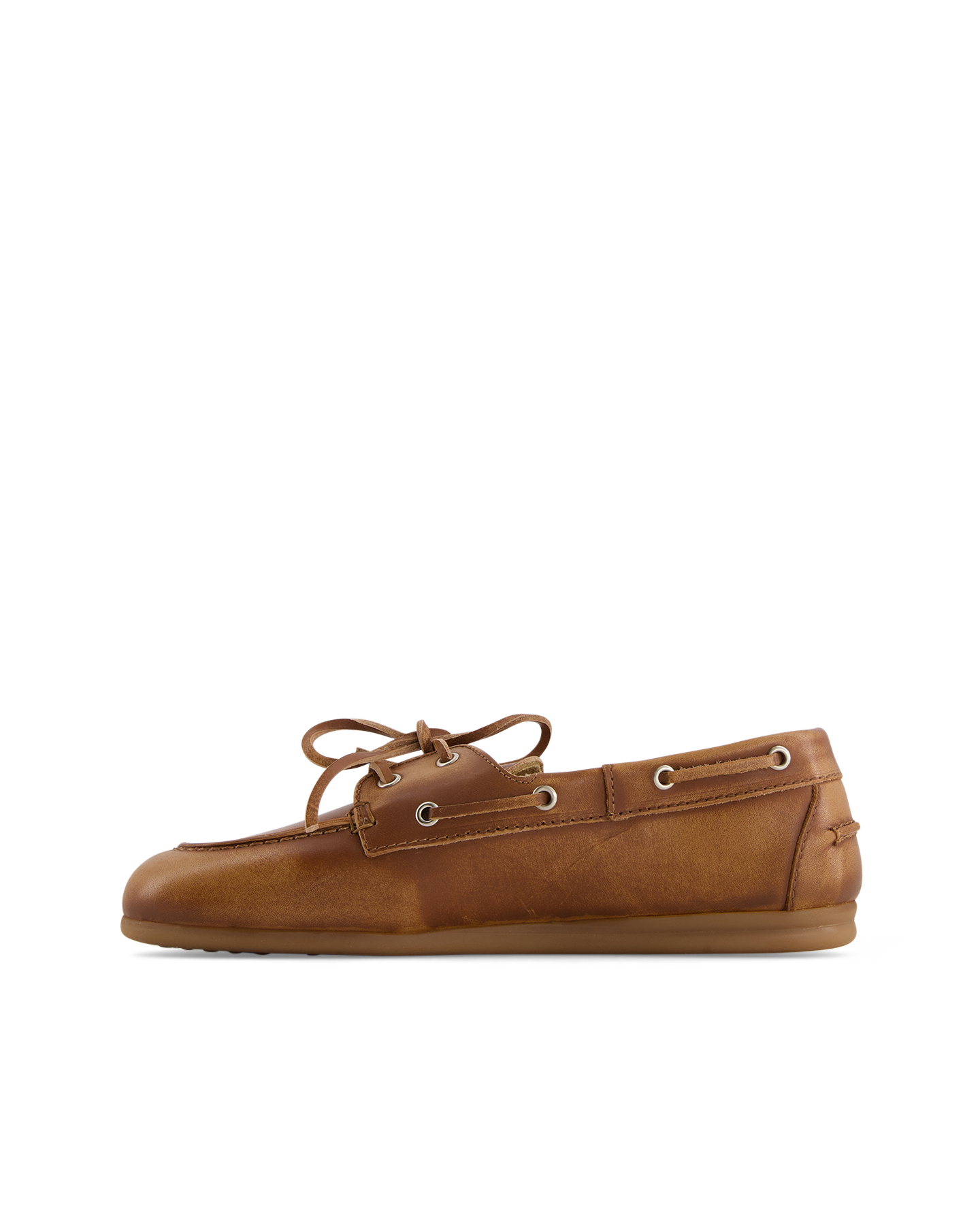 Posa Boat Loafer Brushed - Leather BRUIN 3