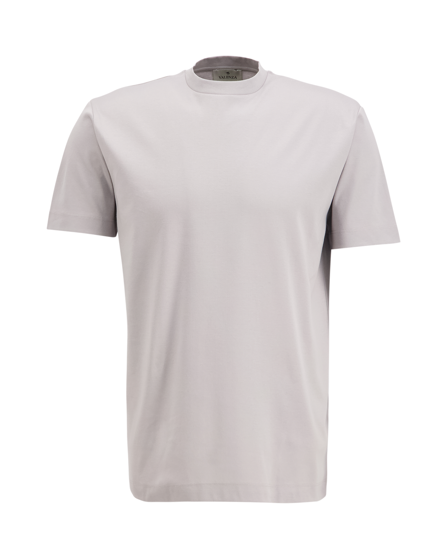 Valenza Interlock Supima T-Shirt LICHTGRIJS 1