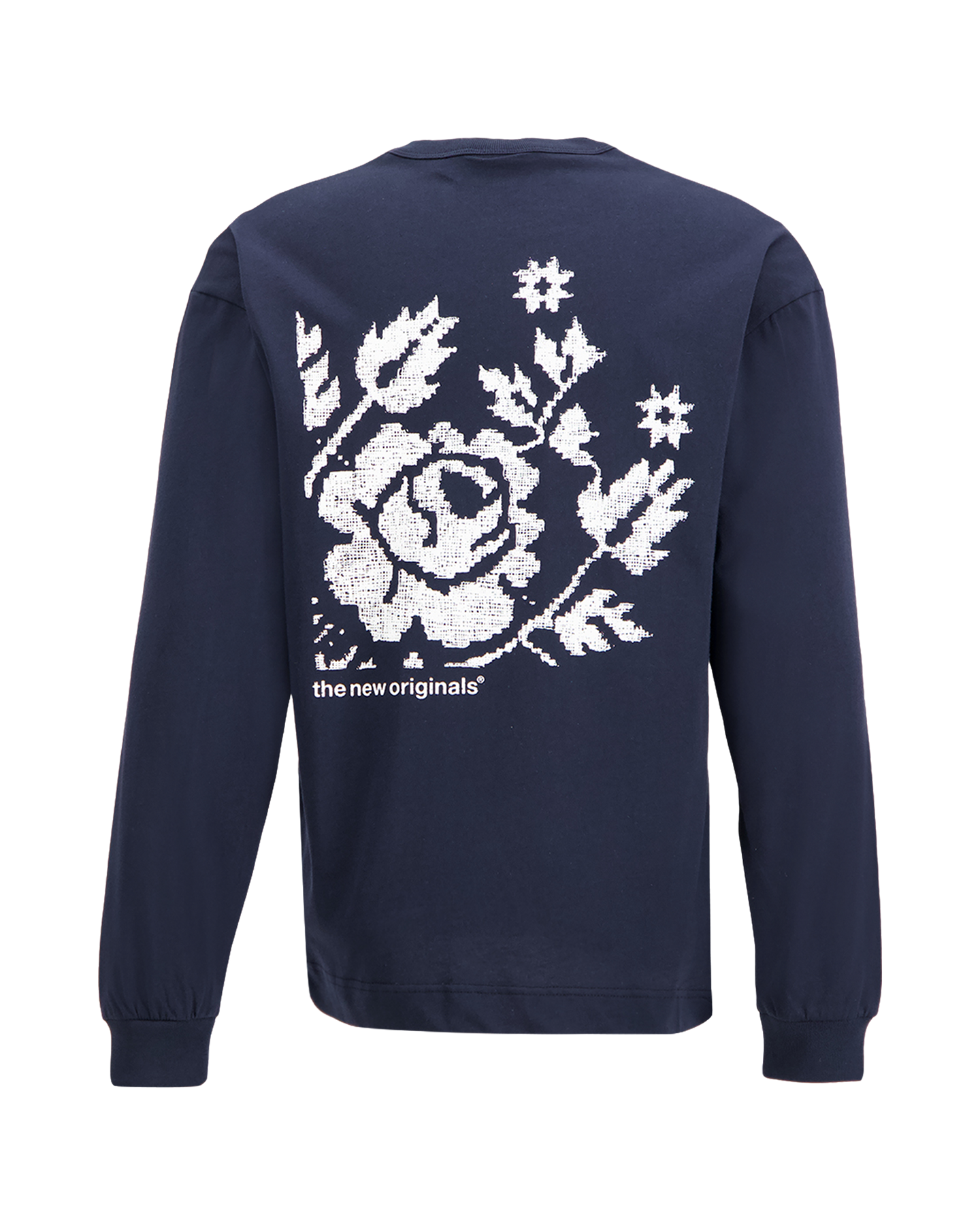The New Originals Crochet Flower Longsleeve DONKERBLAUW 1