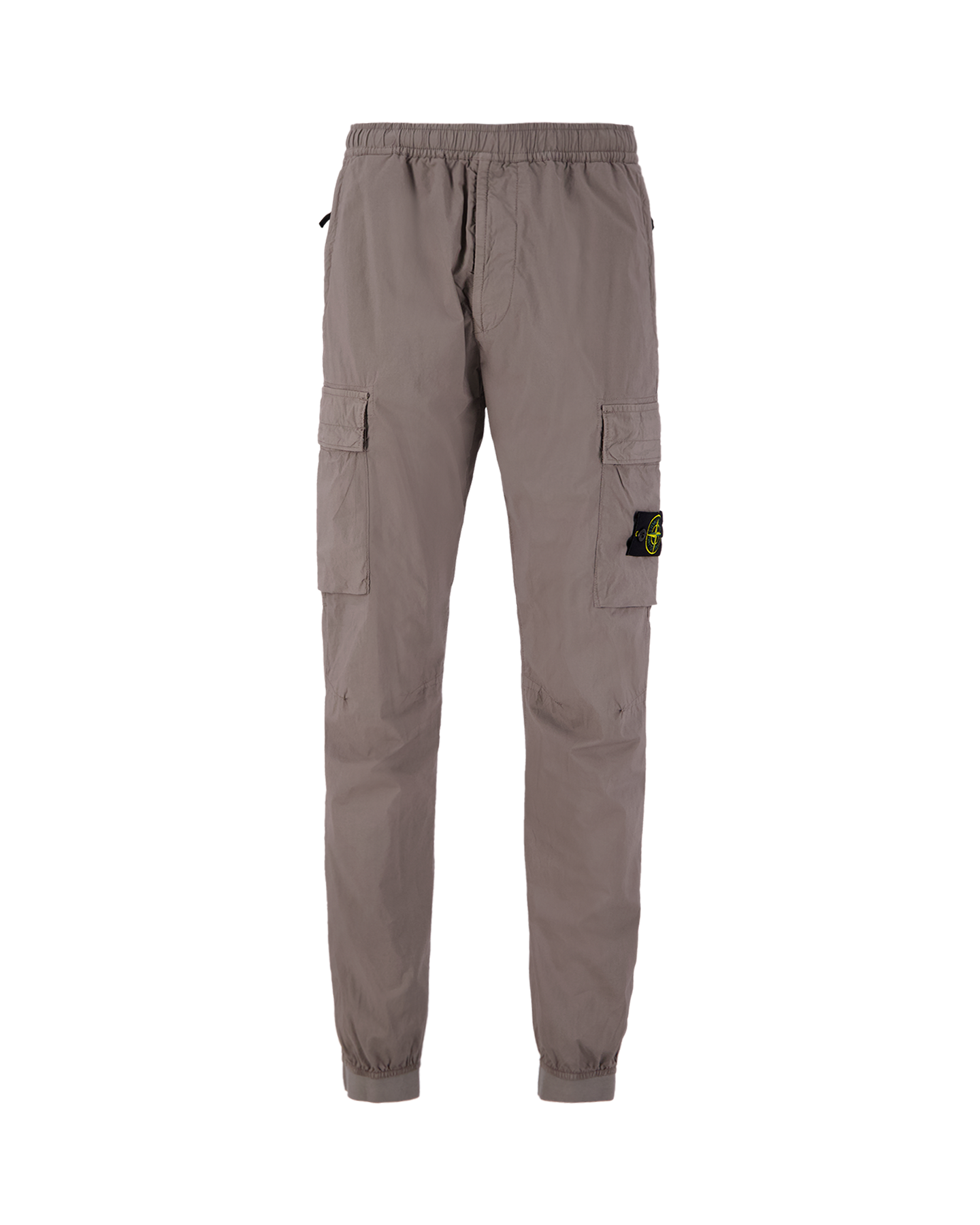 Stone Island 31303 Stretch Cotton Tela 'Paracadute' Garment Dyed Regular Tapered Cargo Pants GRIJS 1
