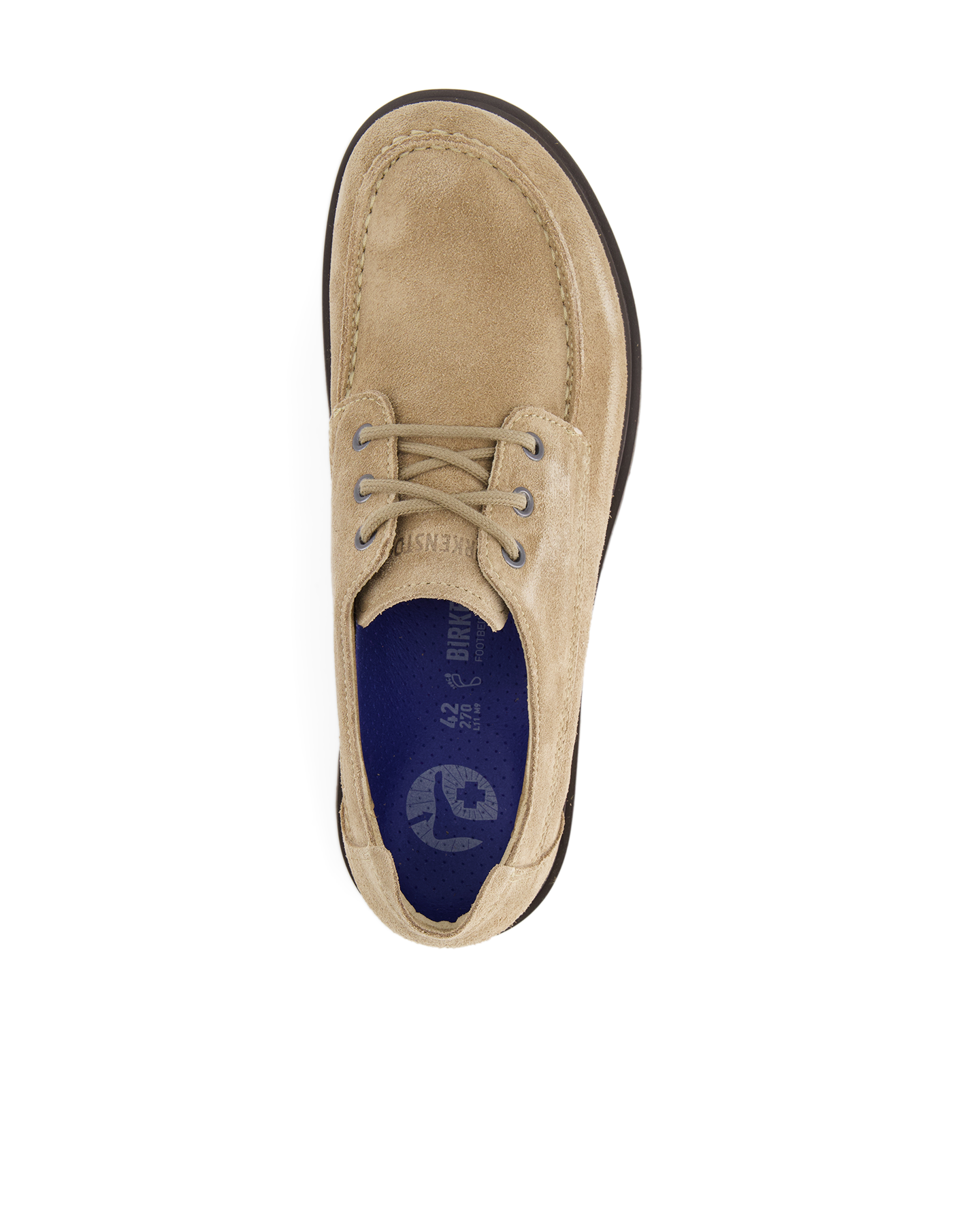 Birkenstock Highwood Moc Lace Low Suede Leather Regular LICHTBRUIN 5