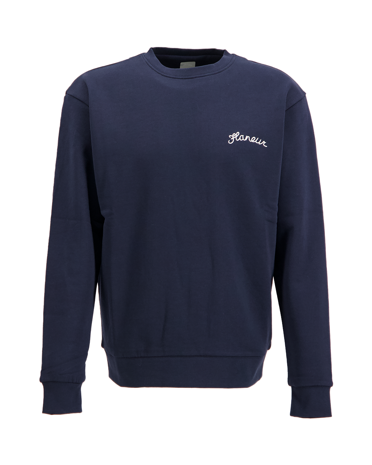 Flaneur Signature Sweater DONKERBLAUW 1
