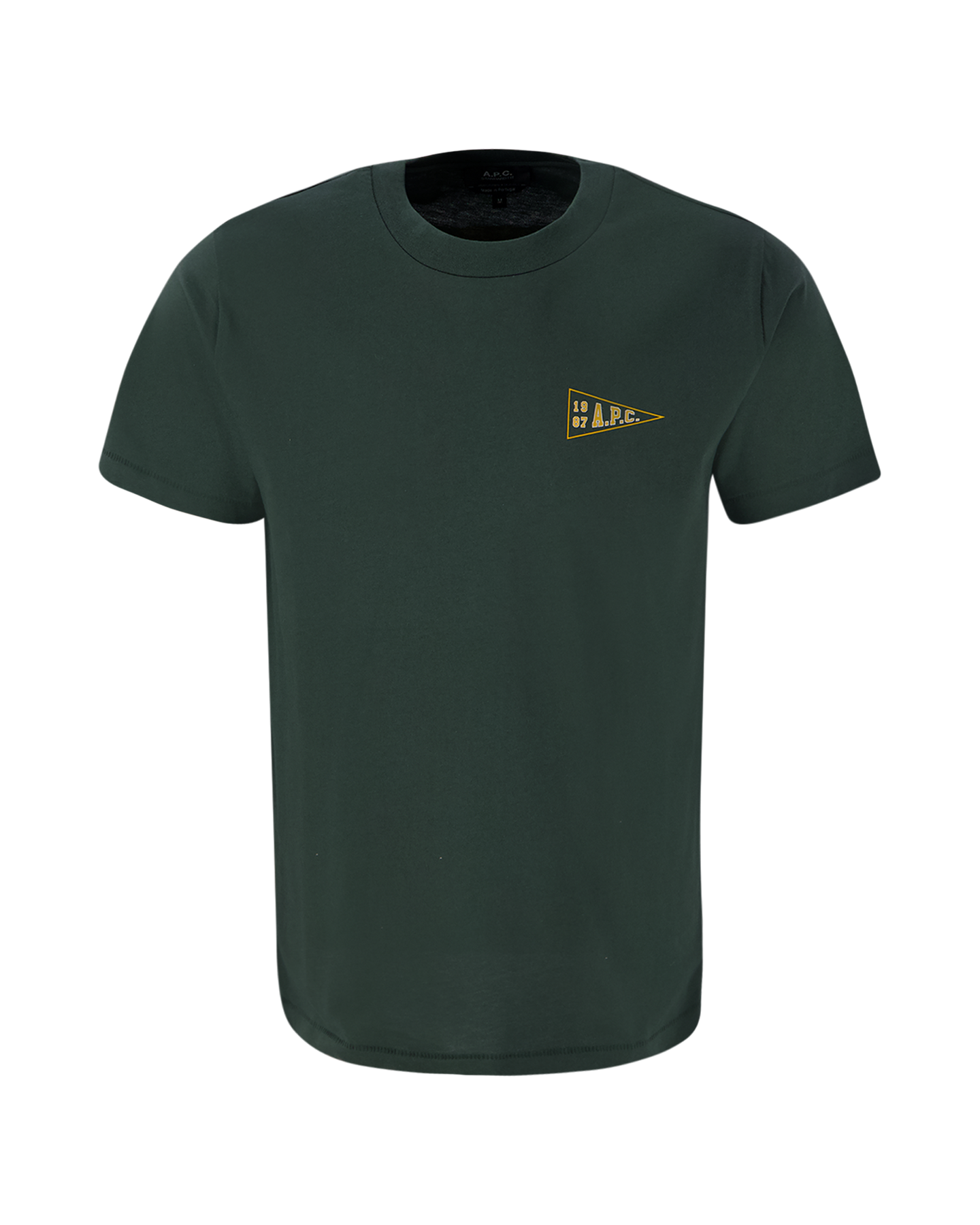 A.P.C. T-Shirt Standard University GROEN 2