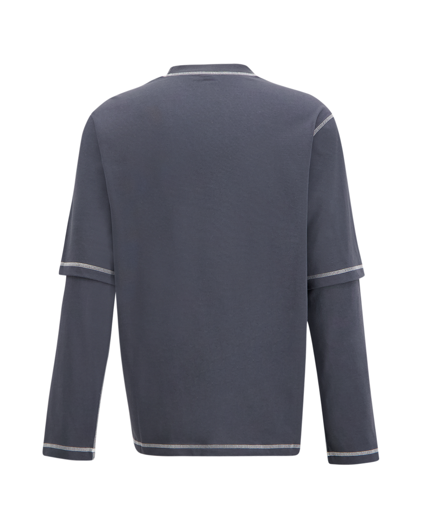 Flaneur Signature Outline Layered Long Sleeve ZWART 2