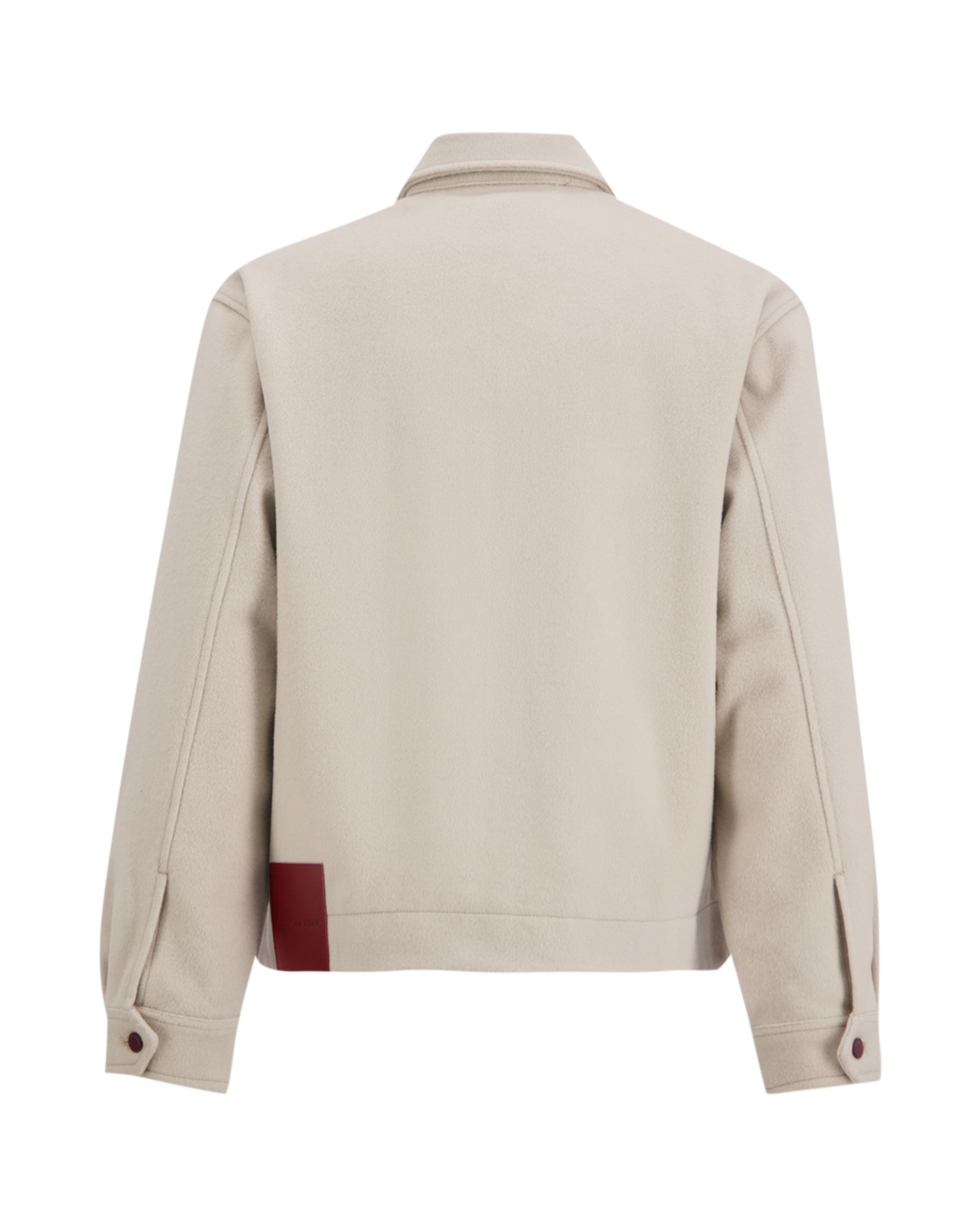 Ange Projects Boiled Wool Jacket BEIGE 2