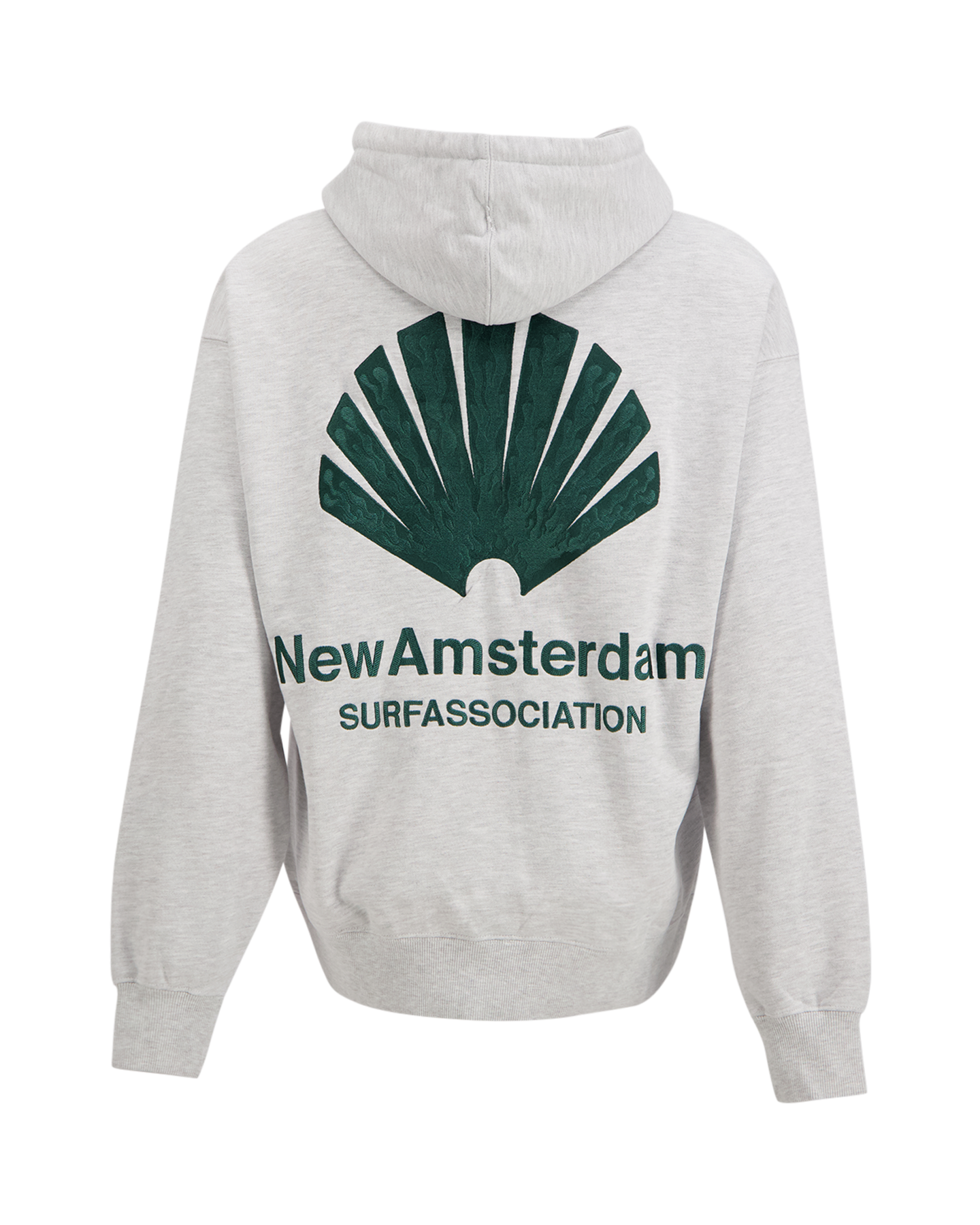 New Amsterdam Surf Association Logo Hoodie LICHTGRIJS 1