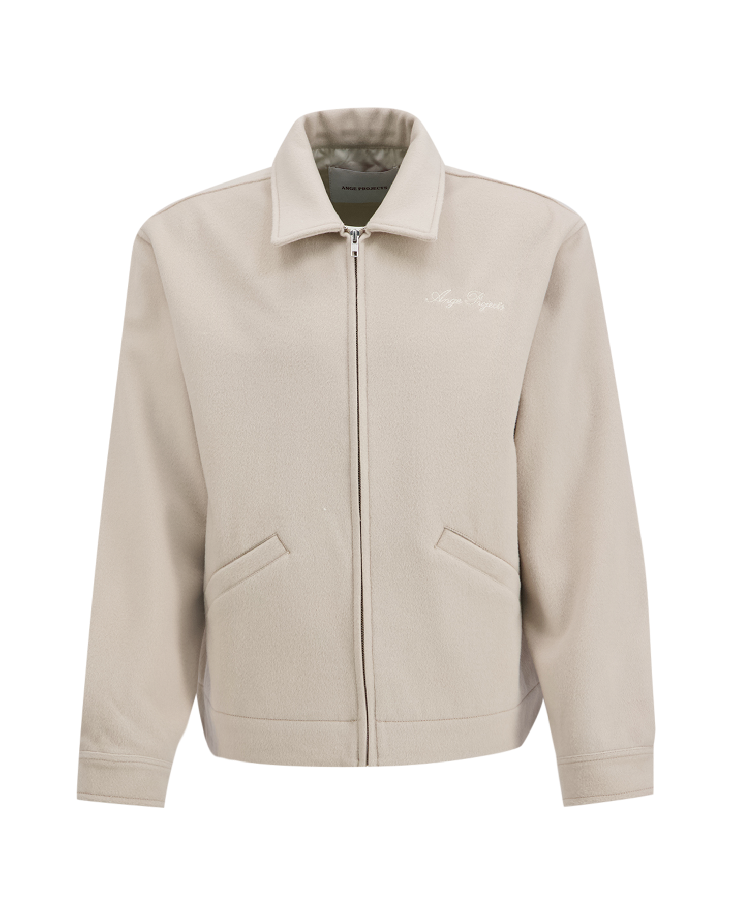 Ange Projects Boiled Wool Jacket BEIGE 1