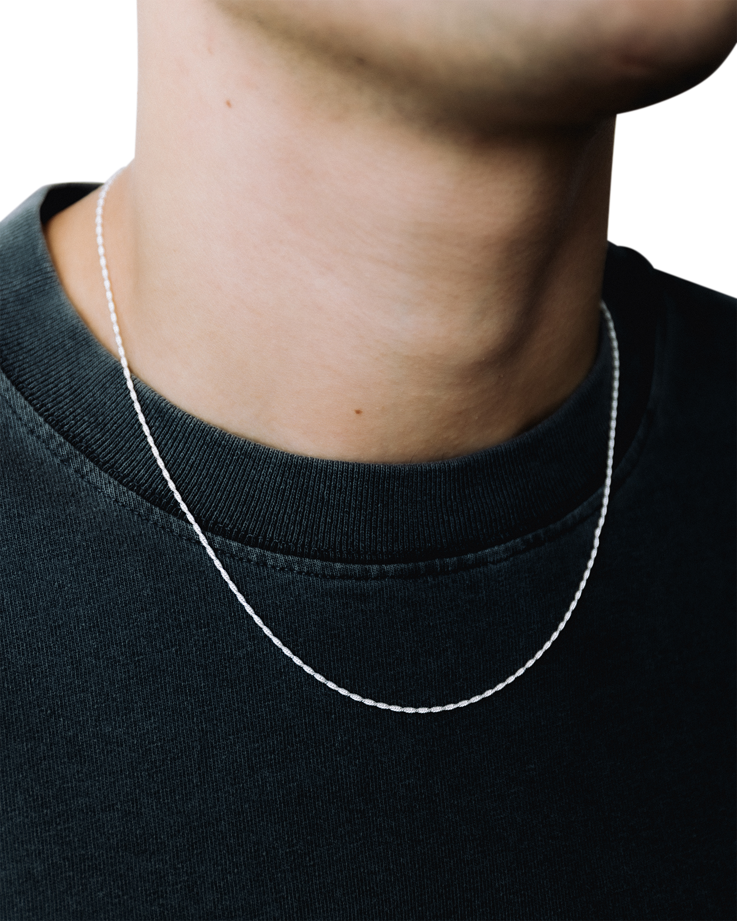 Coef Luca Necklace ZILVER 4