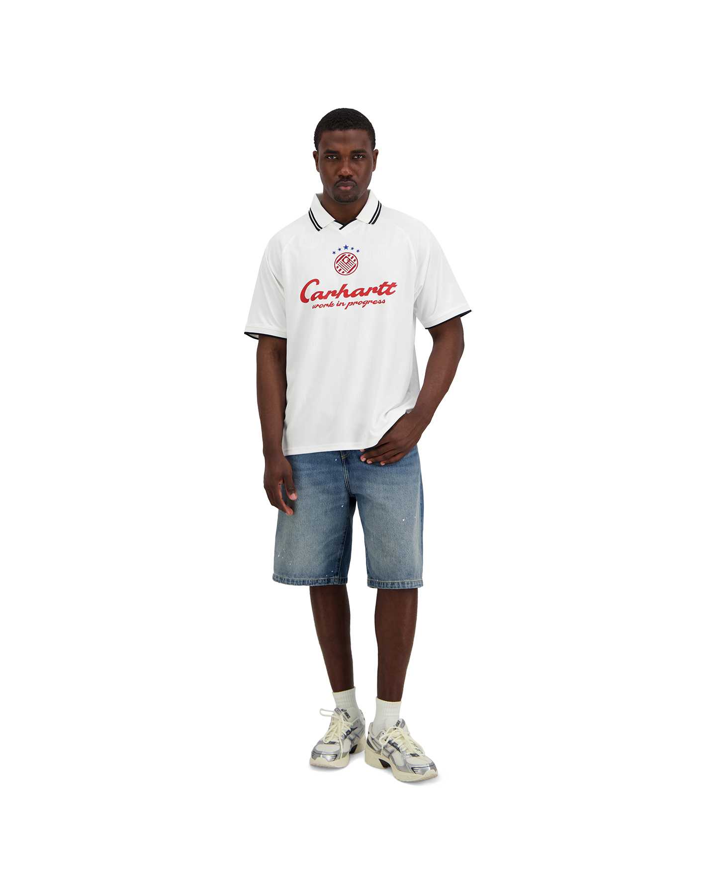 Carhartt S/S Terrace Football T Shirt WIT 3