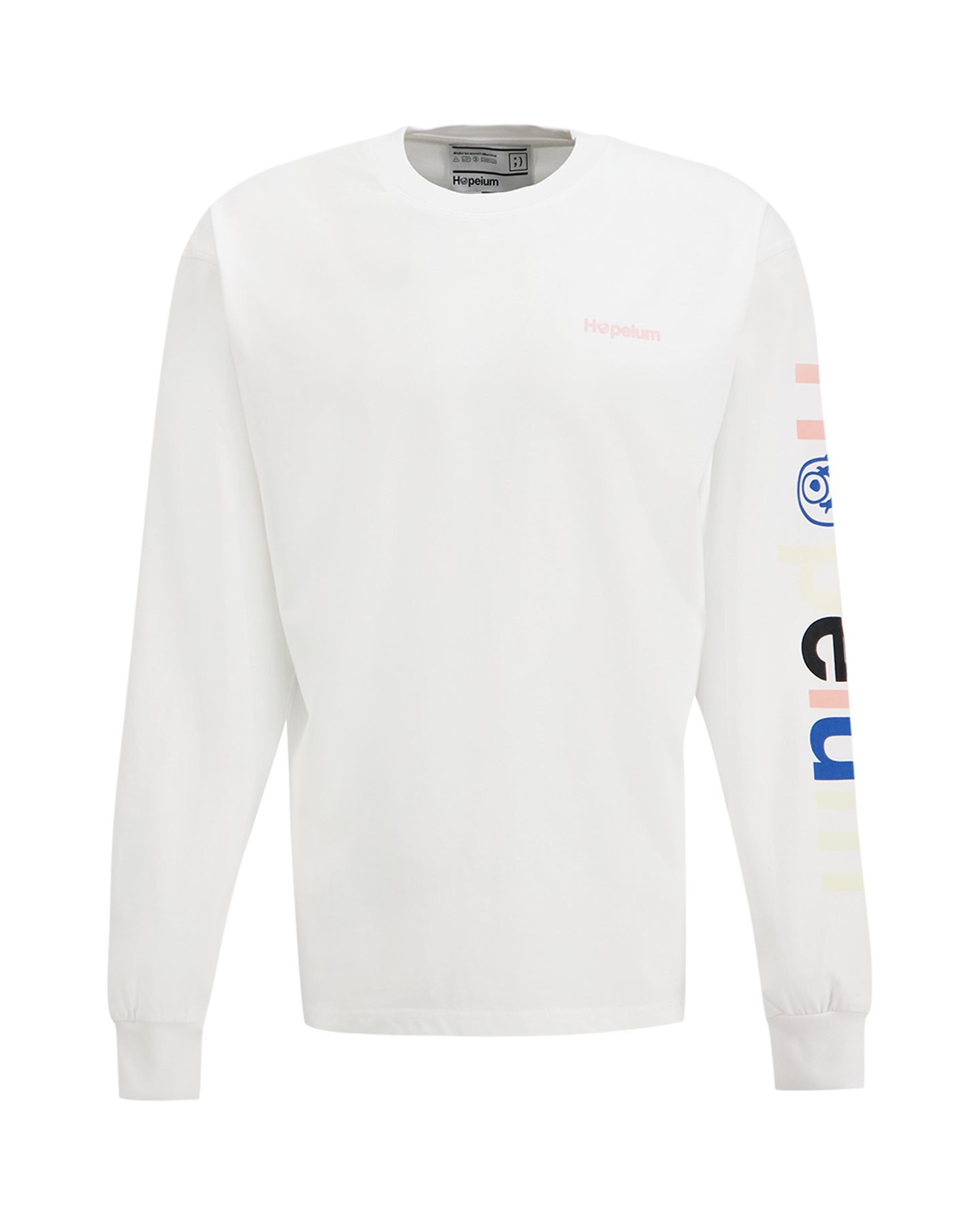 Hopeium Protect Your Peace Tee L/S WIT 2