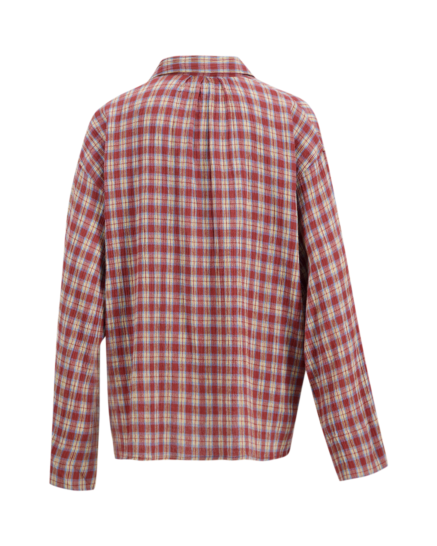 Boii Studios Tinsi Check Shirt ROOD 3
