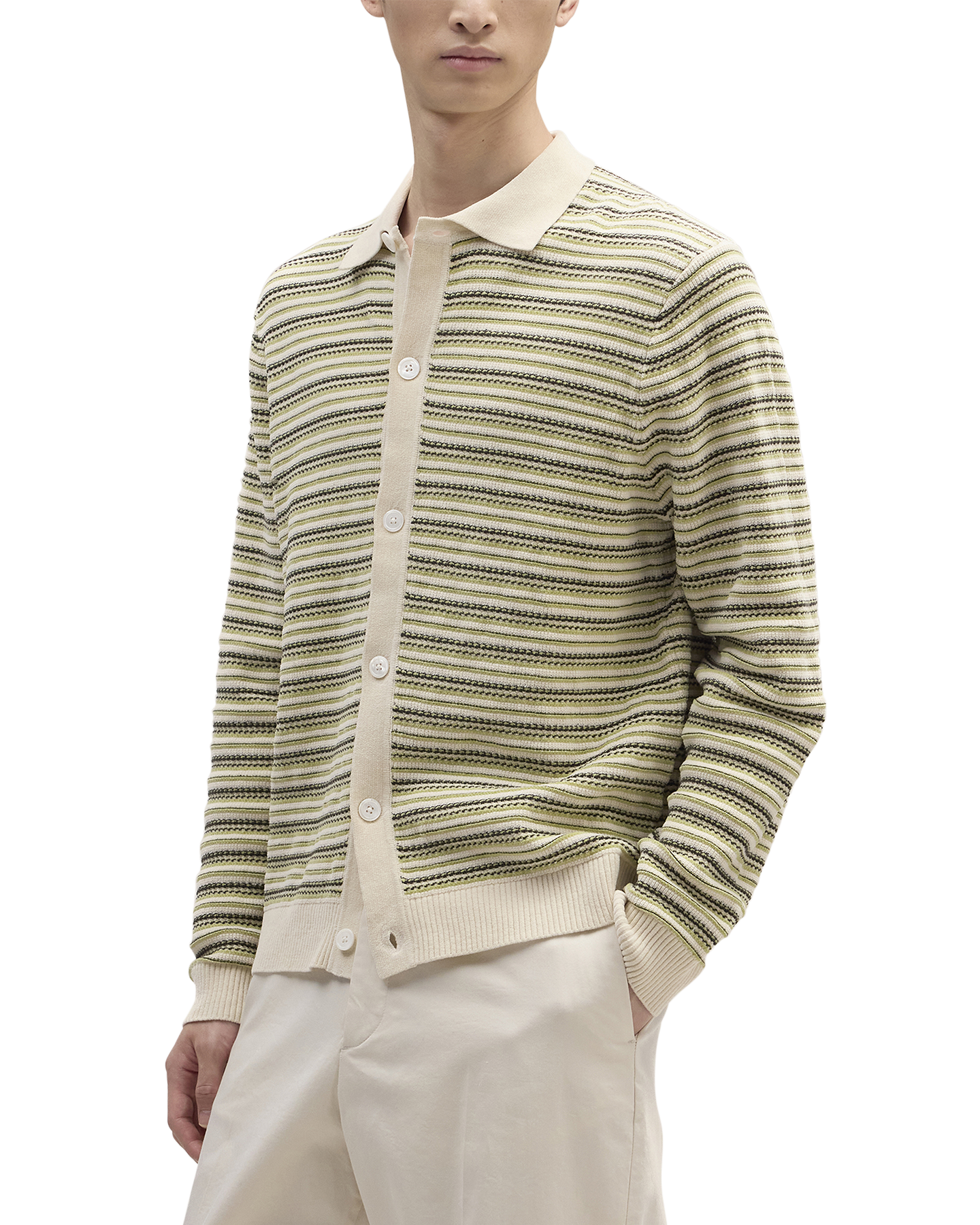 NN.07 Jackie Polo Ls 60038 GROEN 3
