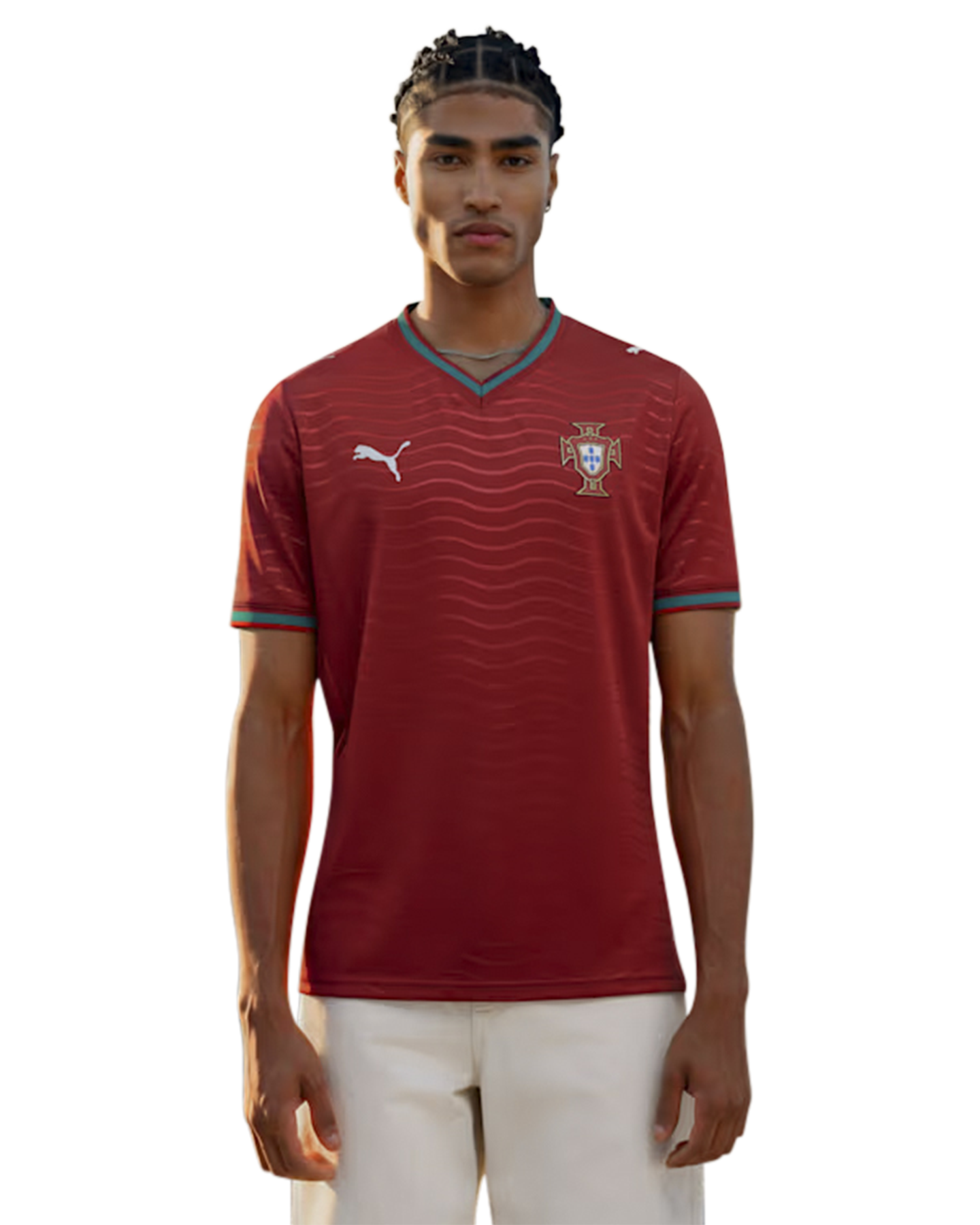 Puma Portugal Home Jersey Replica ROOD 3