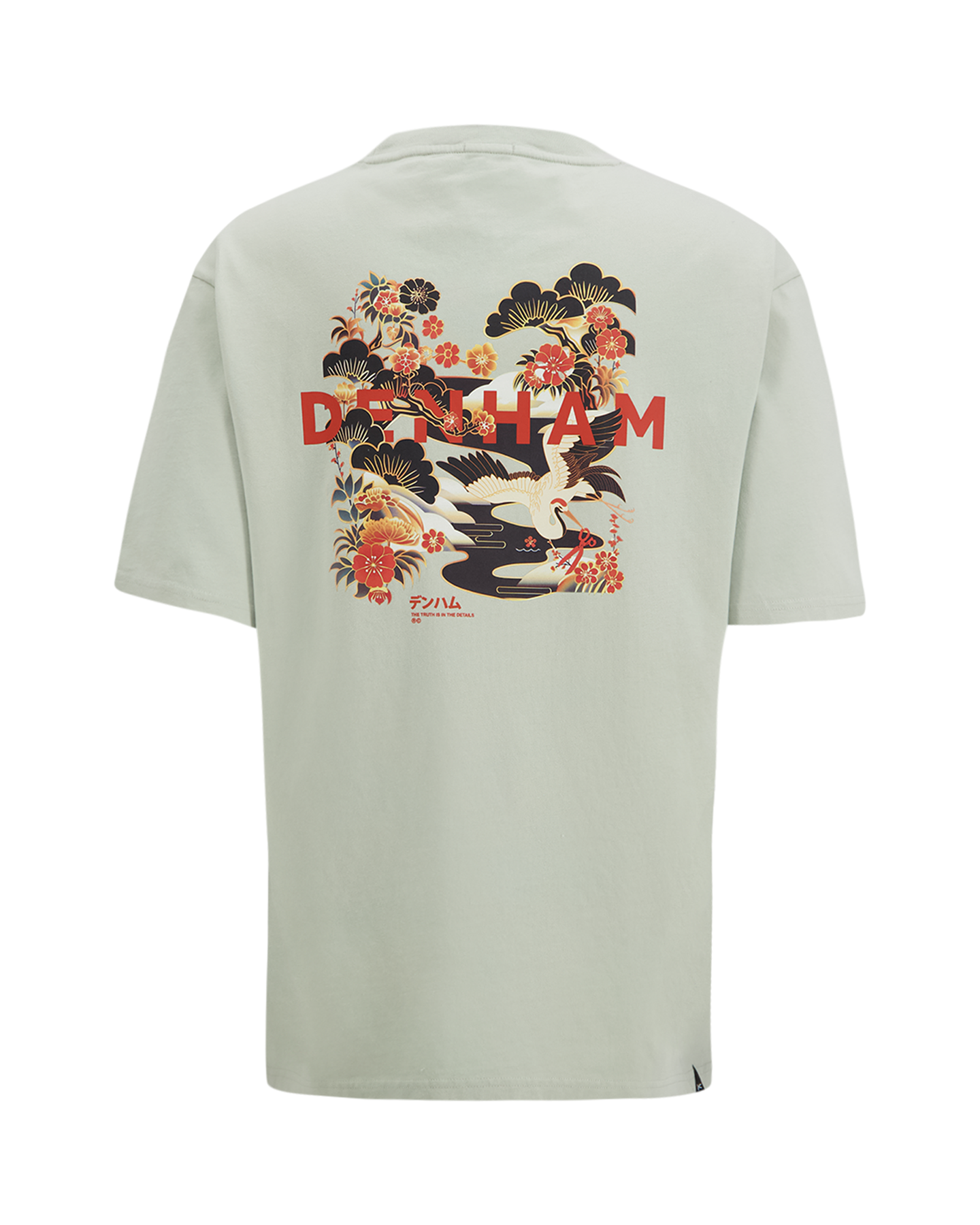 Denham Kansai Graphic Tee Lwj GROEN 1