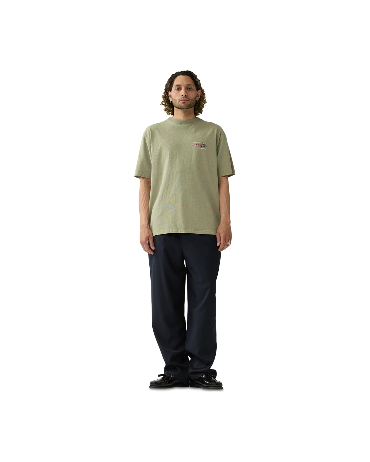 New Amsterdam Surf Association Lilies Tee GROEN 4