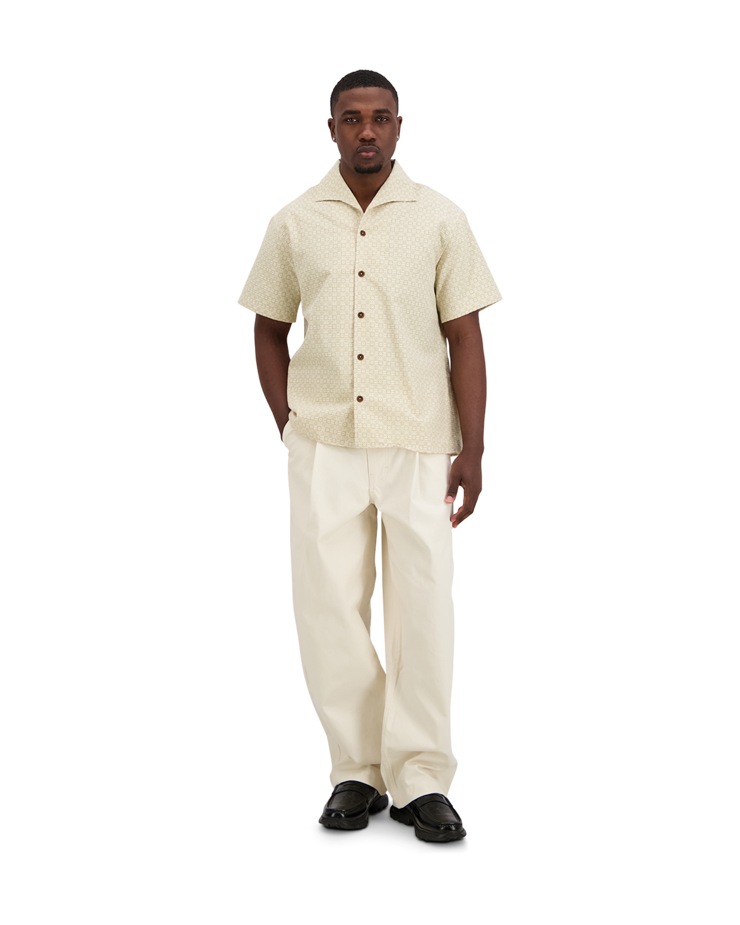Drole de Monsieur Chemise Graphique BEIGE 3