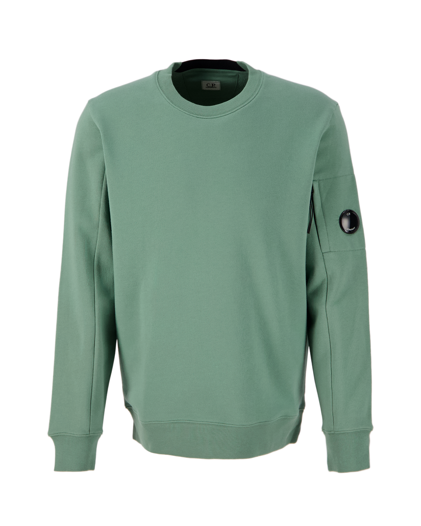 C.P. Company Diagonal Raised Fleece Sweatshirt GROEN 1