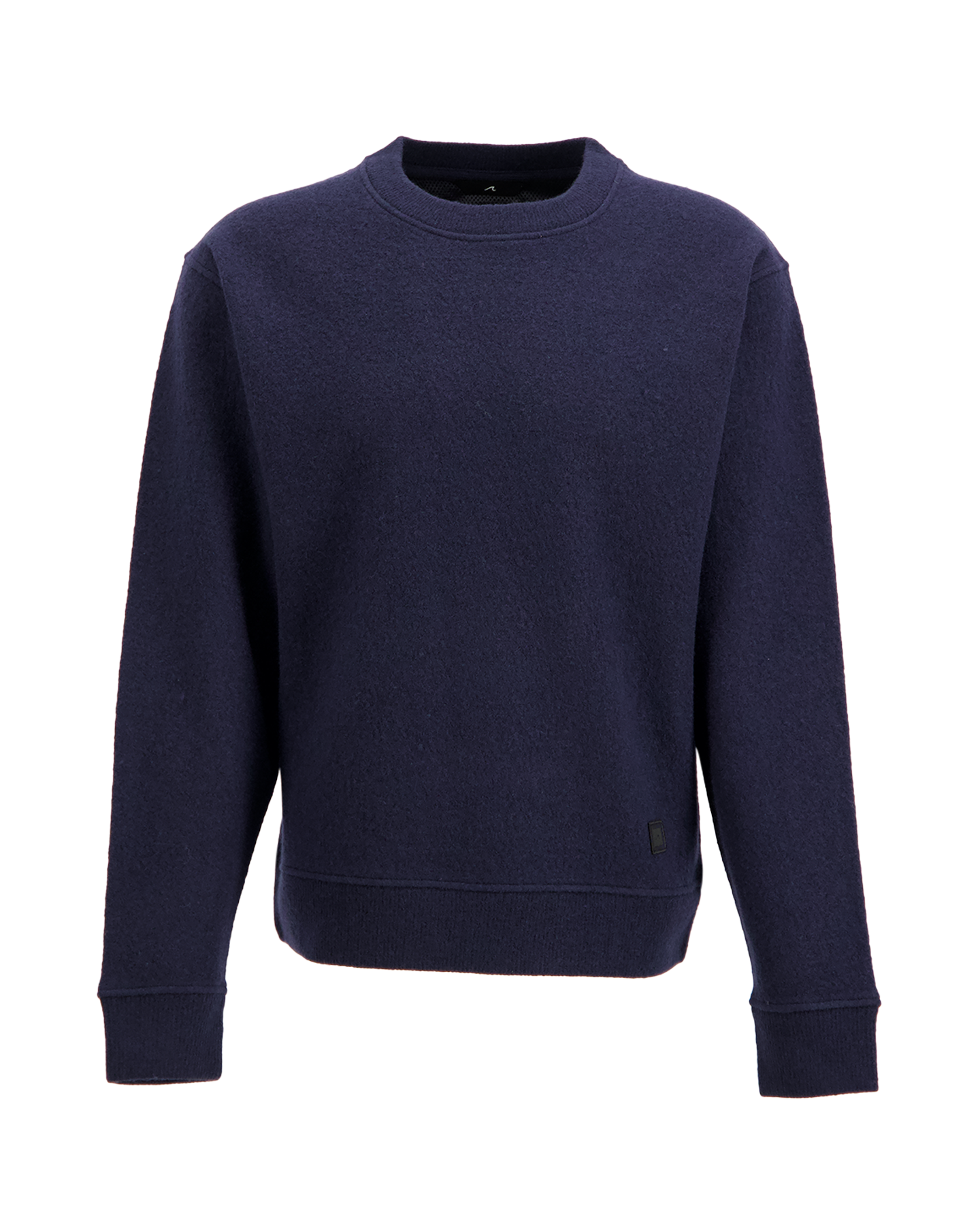 Cesar Equipment Seaham Boiled Wool Crew DONKERBLAUW 1