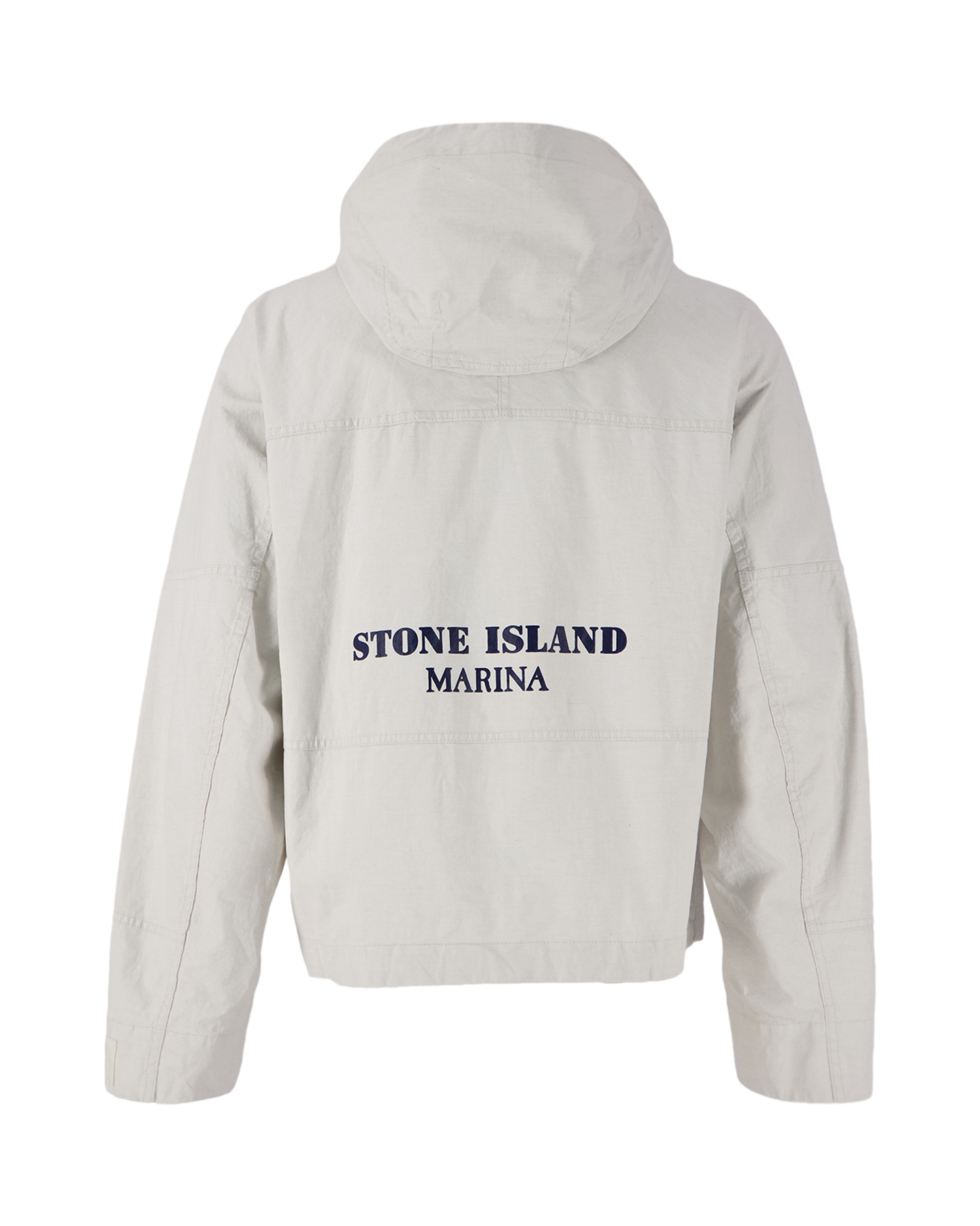 Stone Island 418X1 Stone Island Marina - Raw Plated Linen Jacket WIT 3