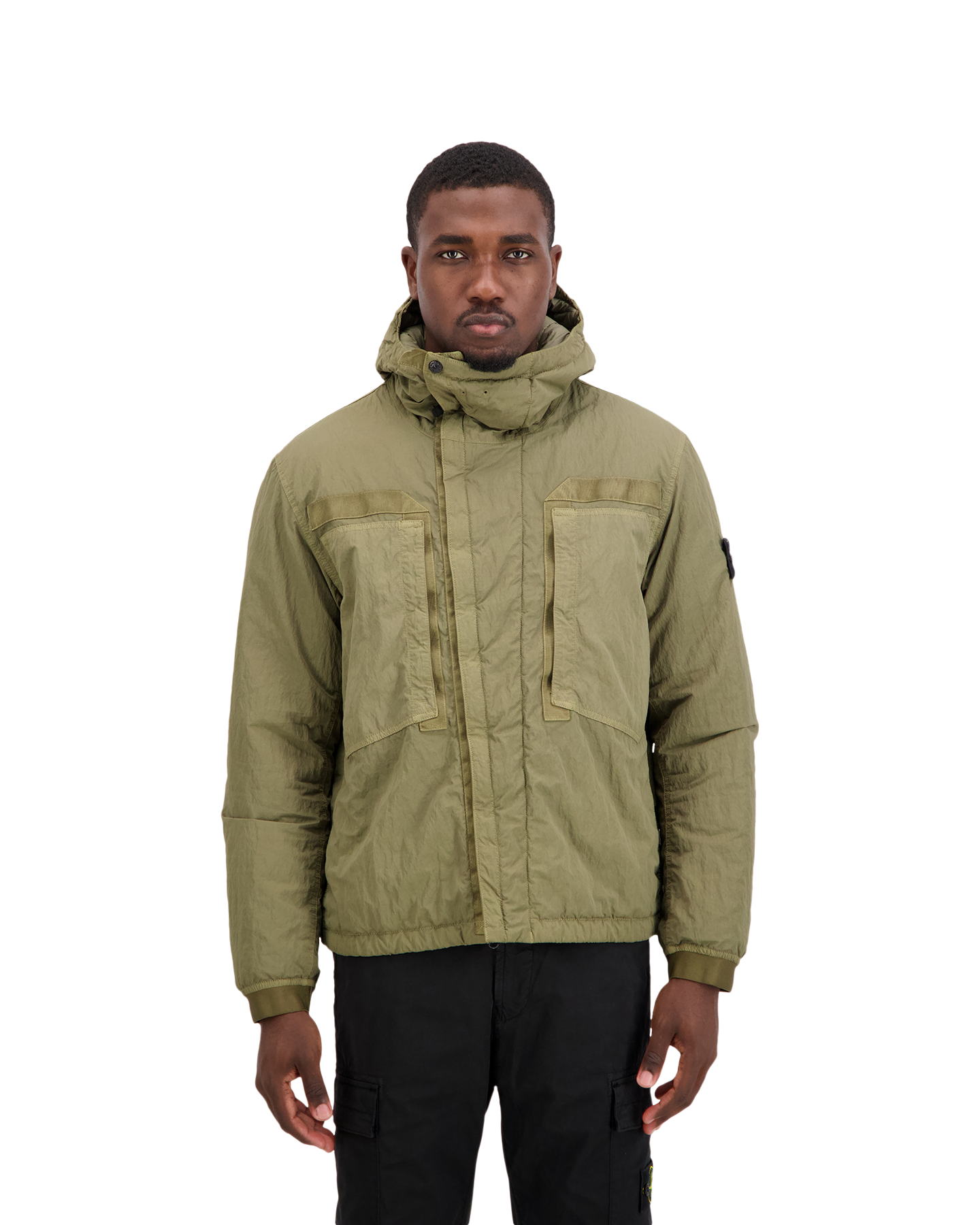 Stone Island Q100007 Korte Parka GROEN 4