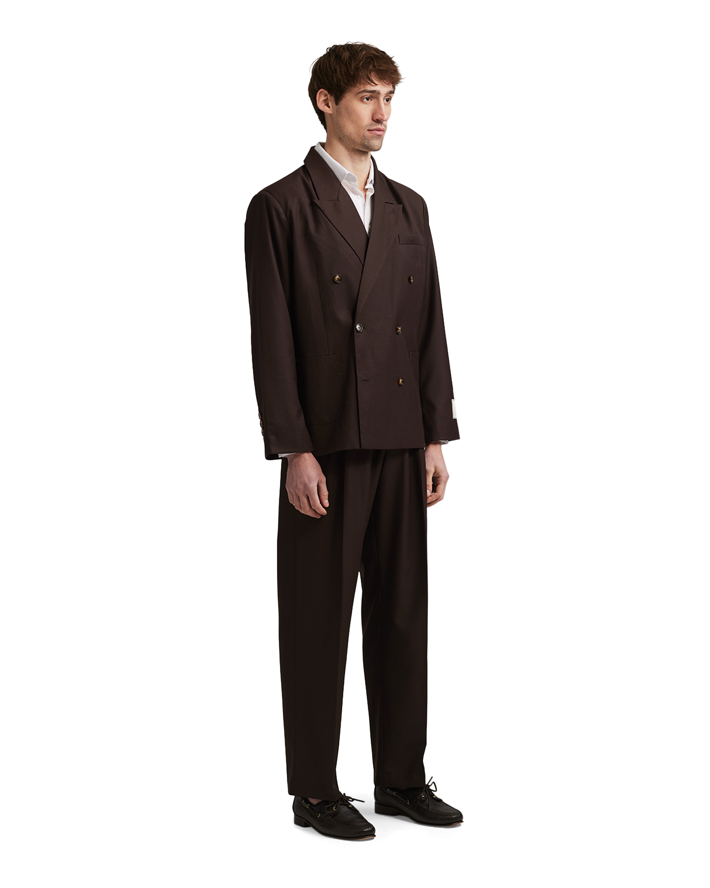 Ange Projects Double Breasted Blazer BRUIN 3