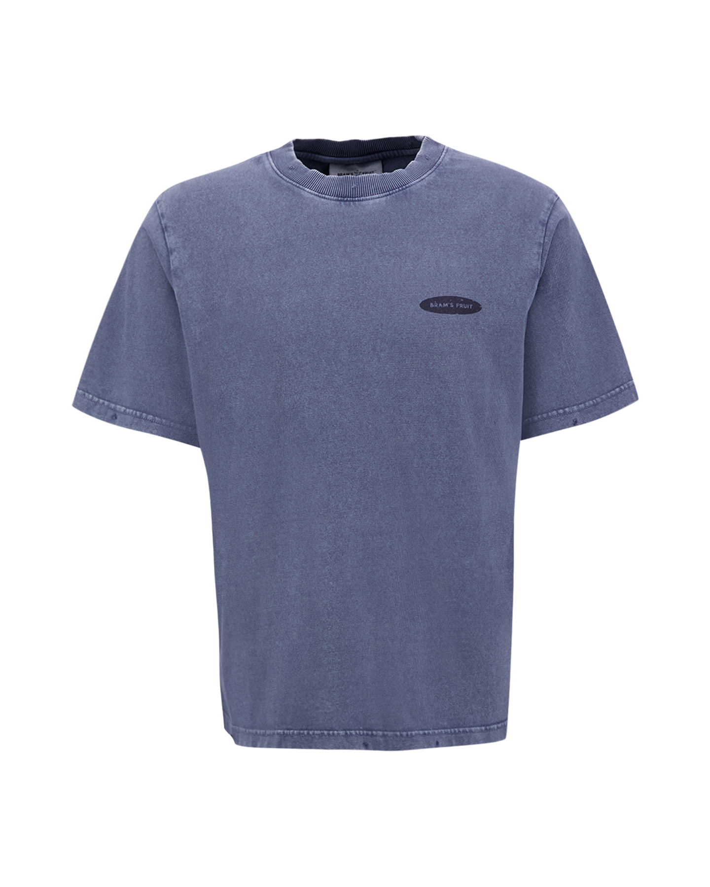 Brams Fruit Distressed F*Ck Off T-Shirt BLAUW 2