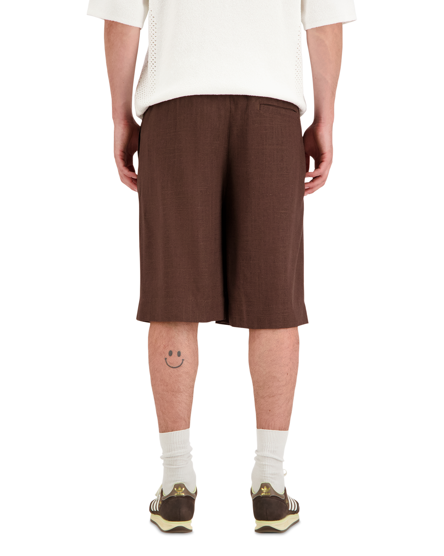 adidas adidas x Arte Antwerp Linen Bermudas BRUIN 5