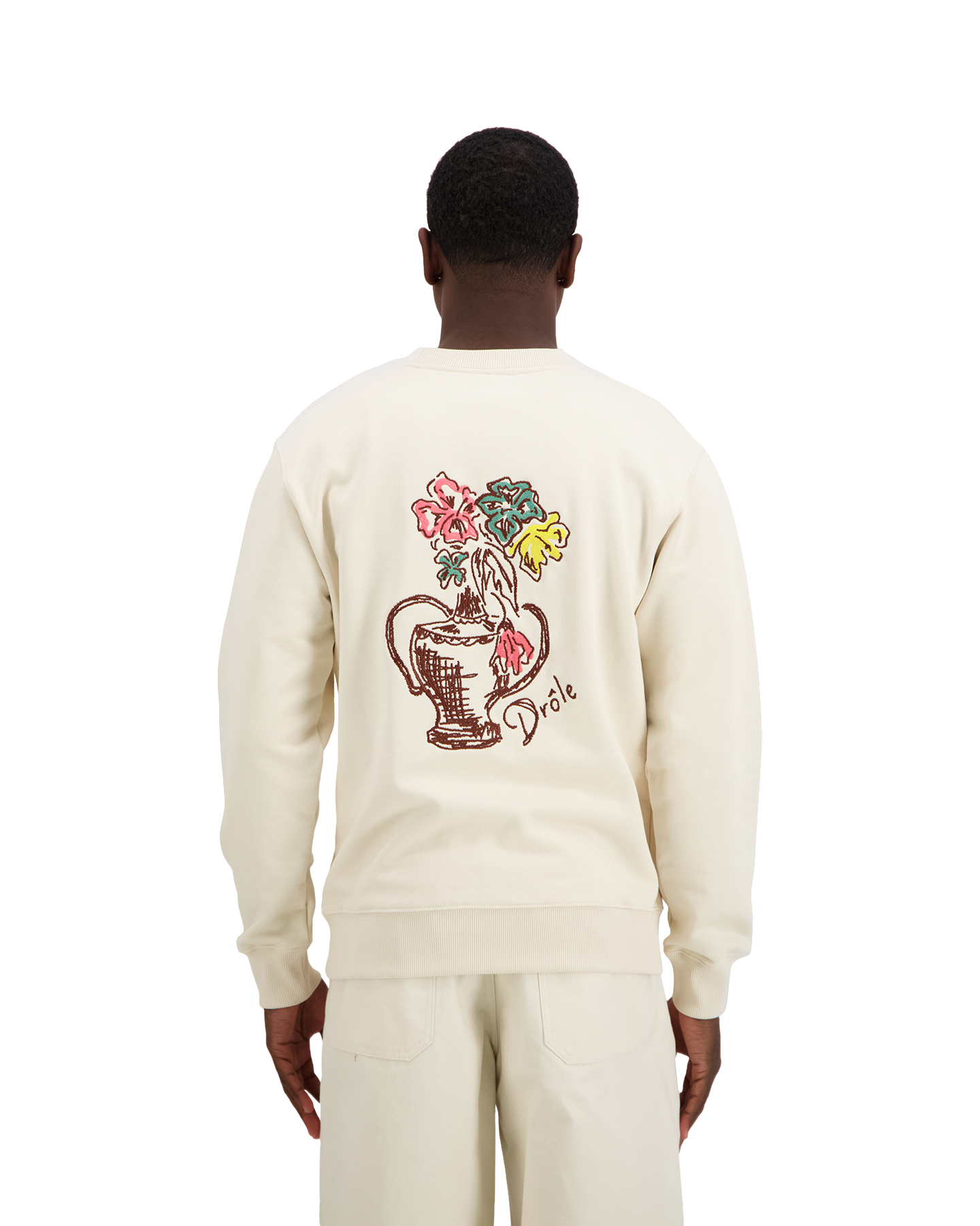 Drole de Monsieur Sweatshirt Vase Havana BEIGE 4