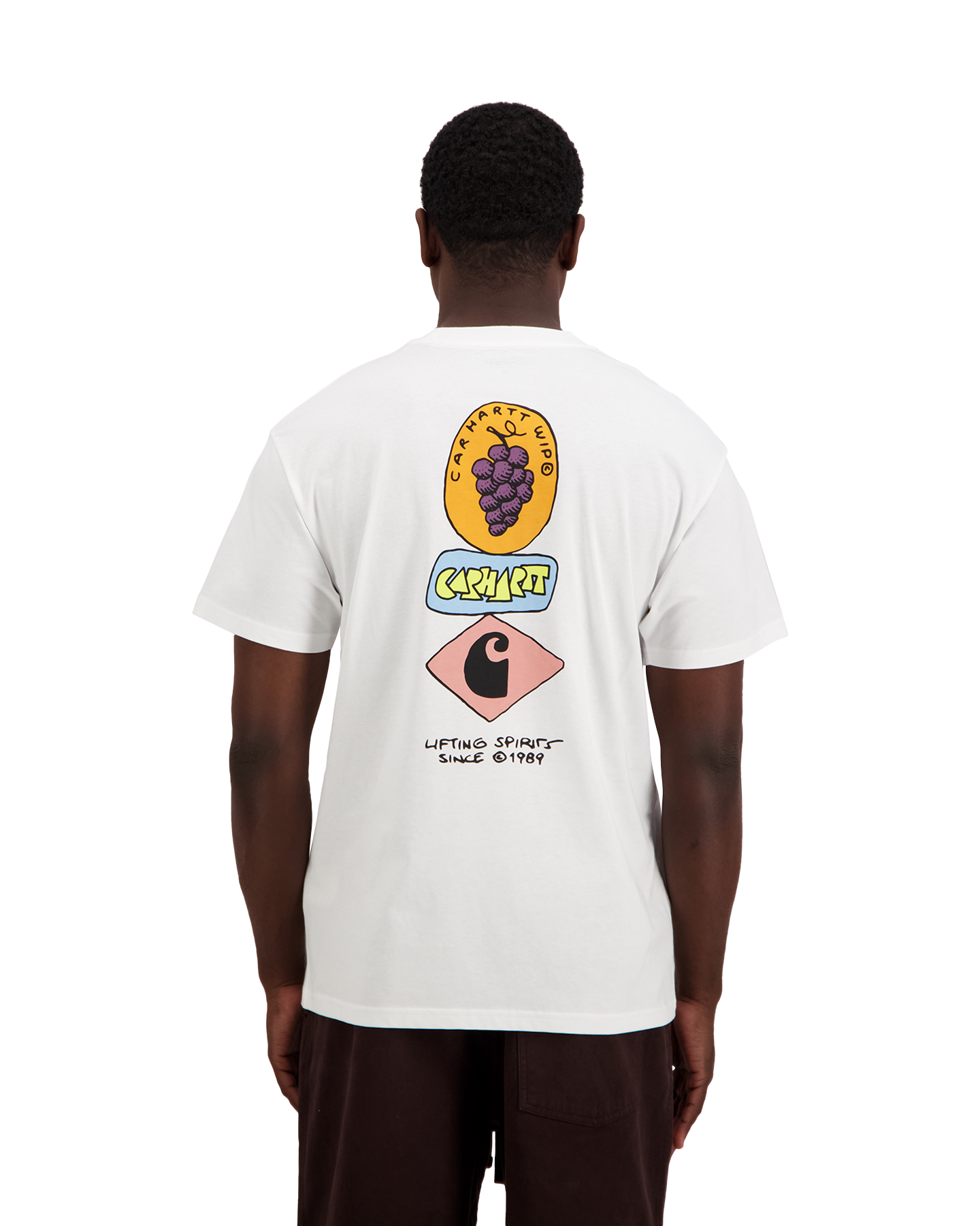 Carhartt S/S Stacked Grapes T Shirt WIT 4